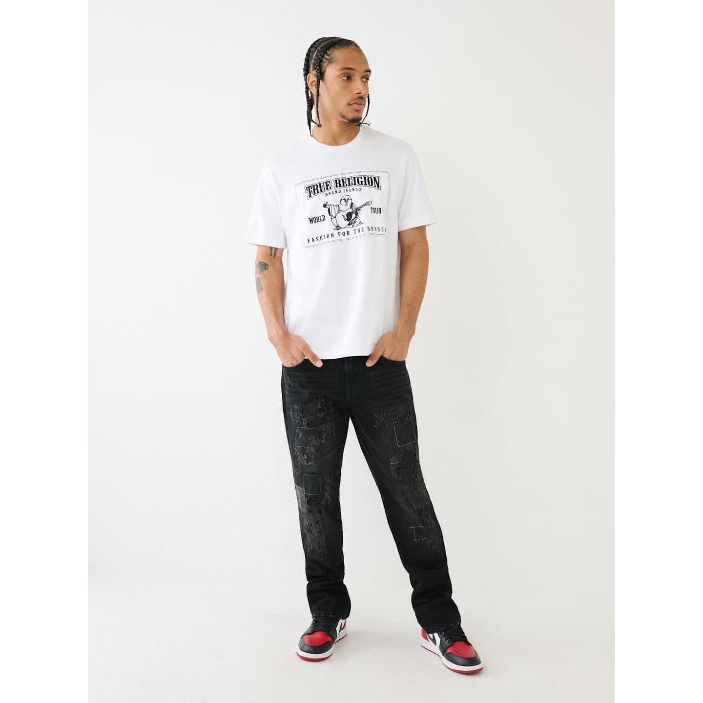 Branco ótico - True Religion - Relaxed Regular Fit T-Shirt - 4