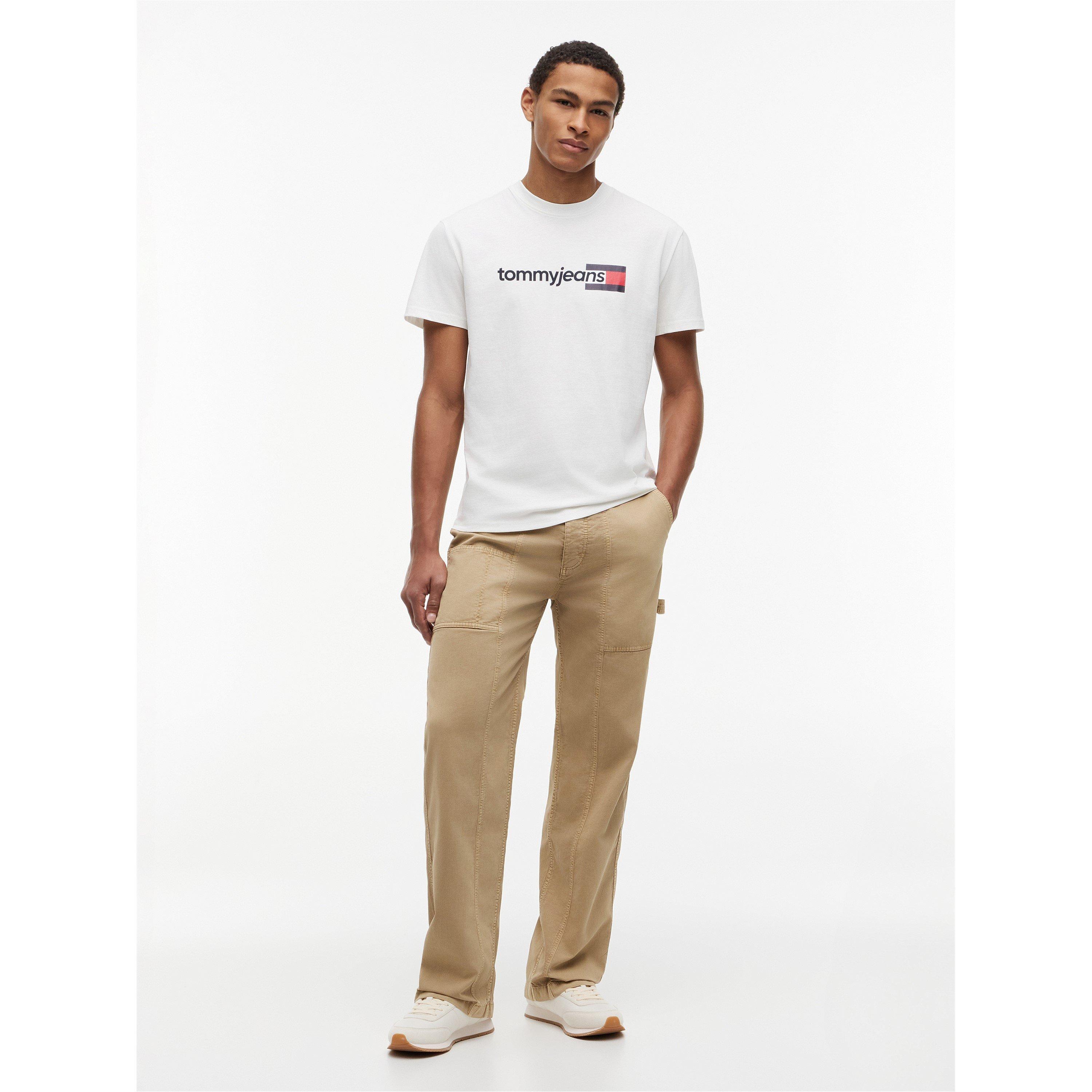 Ecru - Tommy Jeans - Men's T-Shirt - 3