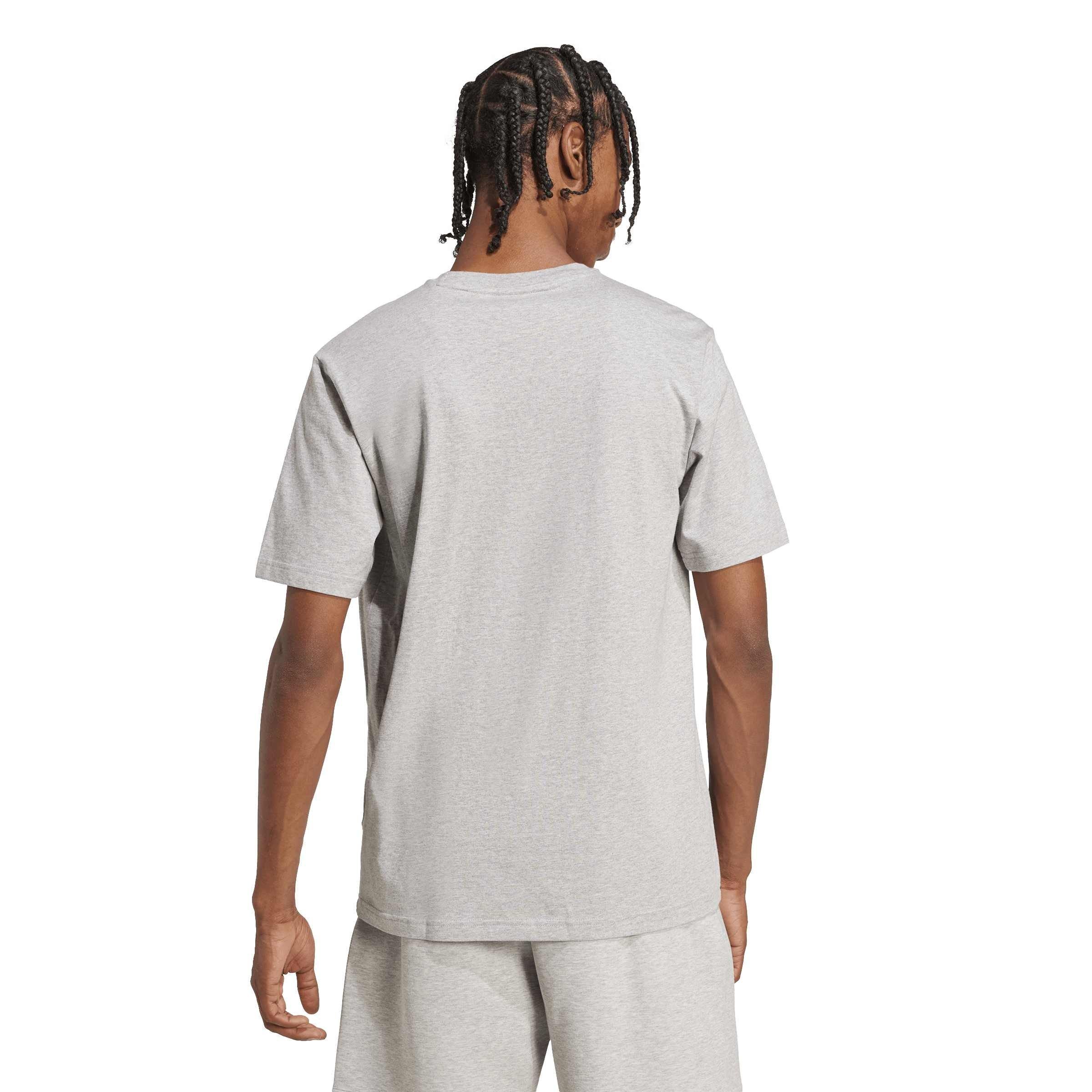 Medium Grey Hea - adidas - Adidas M Fi 3Bar Tee Sn99 - 3