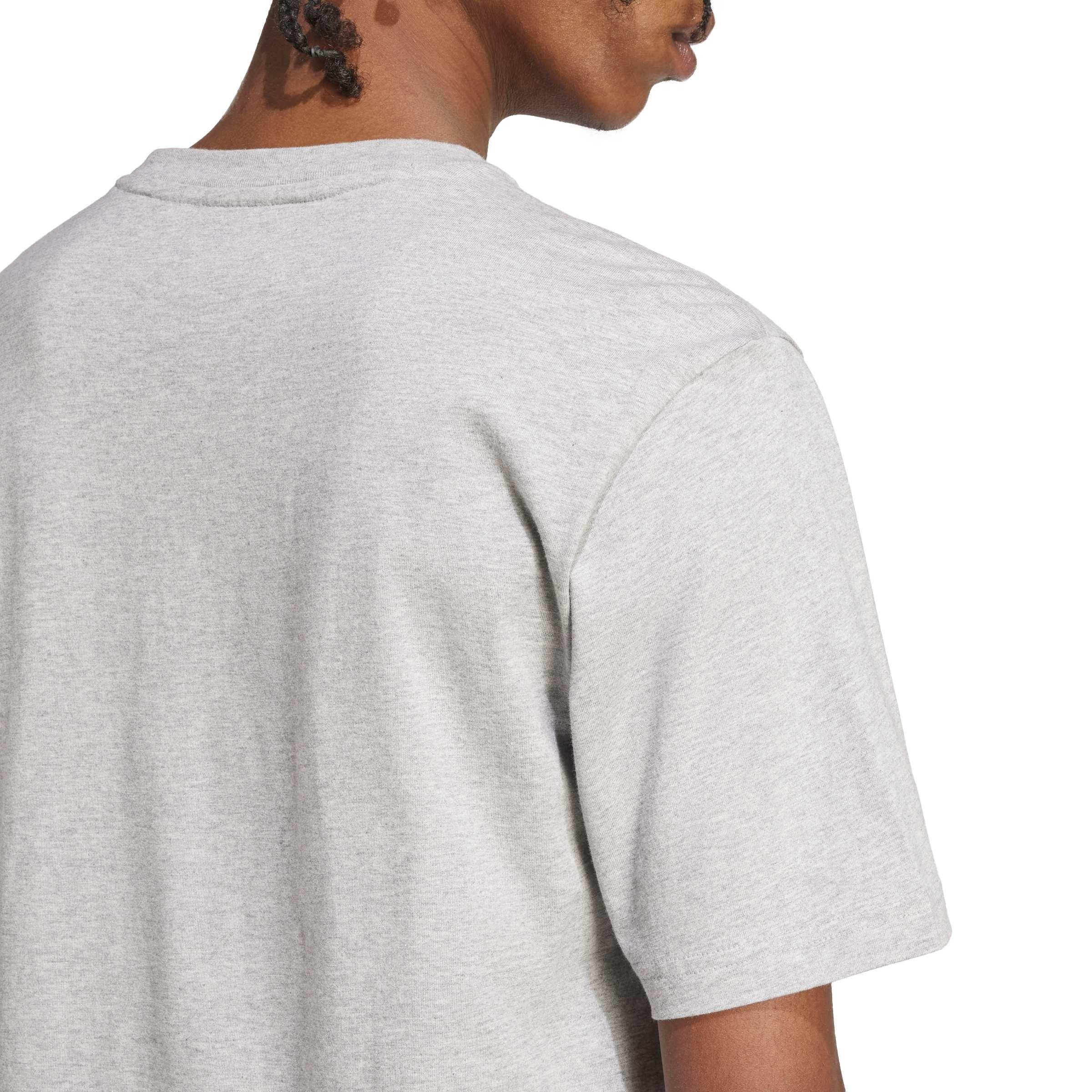 Medium Grey Hea - adidas - Adidas M Fi 3Bar Tee Sn99 - 4