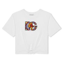 Dolce and Gabbana Dg Tie Knot Tee Juniors