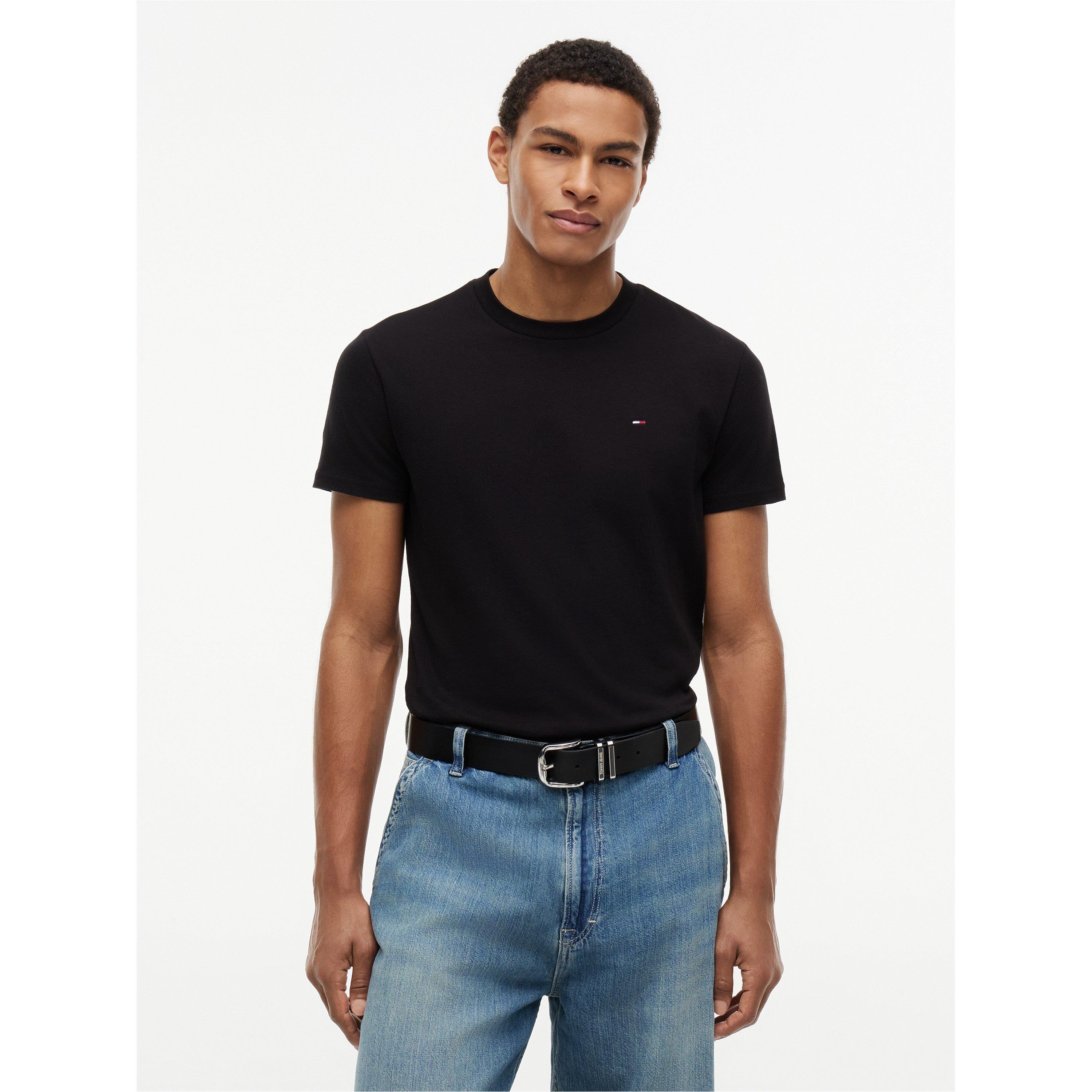 Schwarz/Ecru - Tommy Jeans - Men's T-Shirt - 2