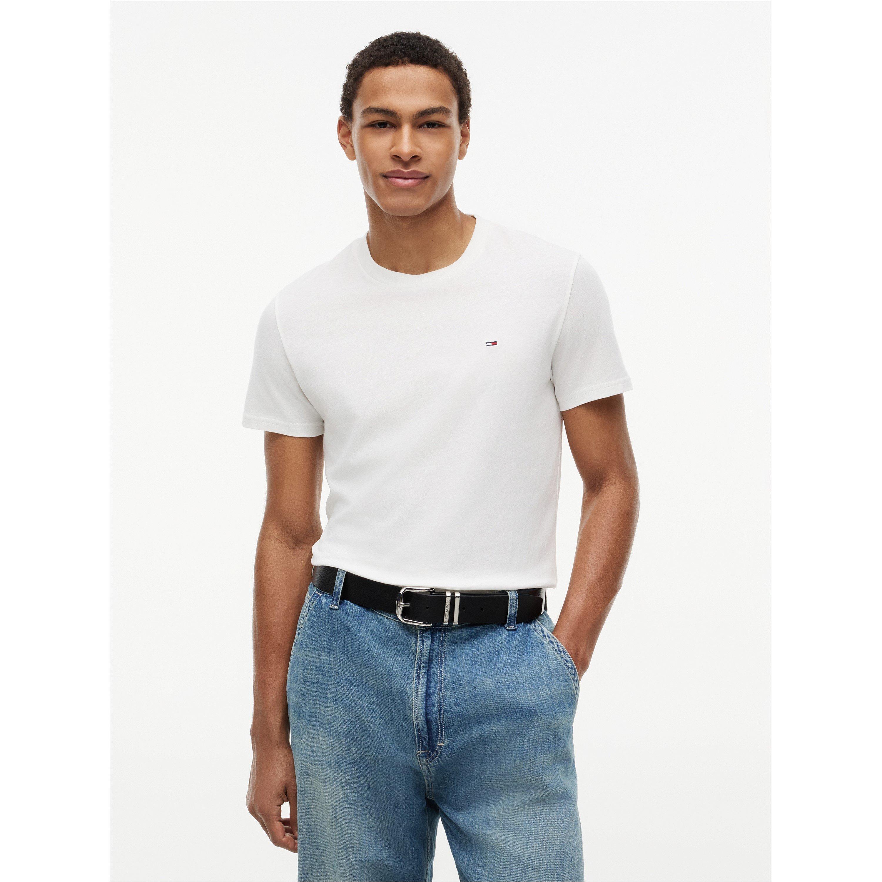 Schwarz/Ecru - Tommy Jeans - Men's T-Shirt - 3