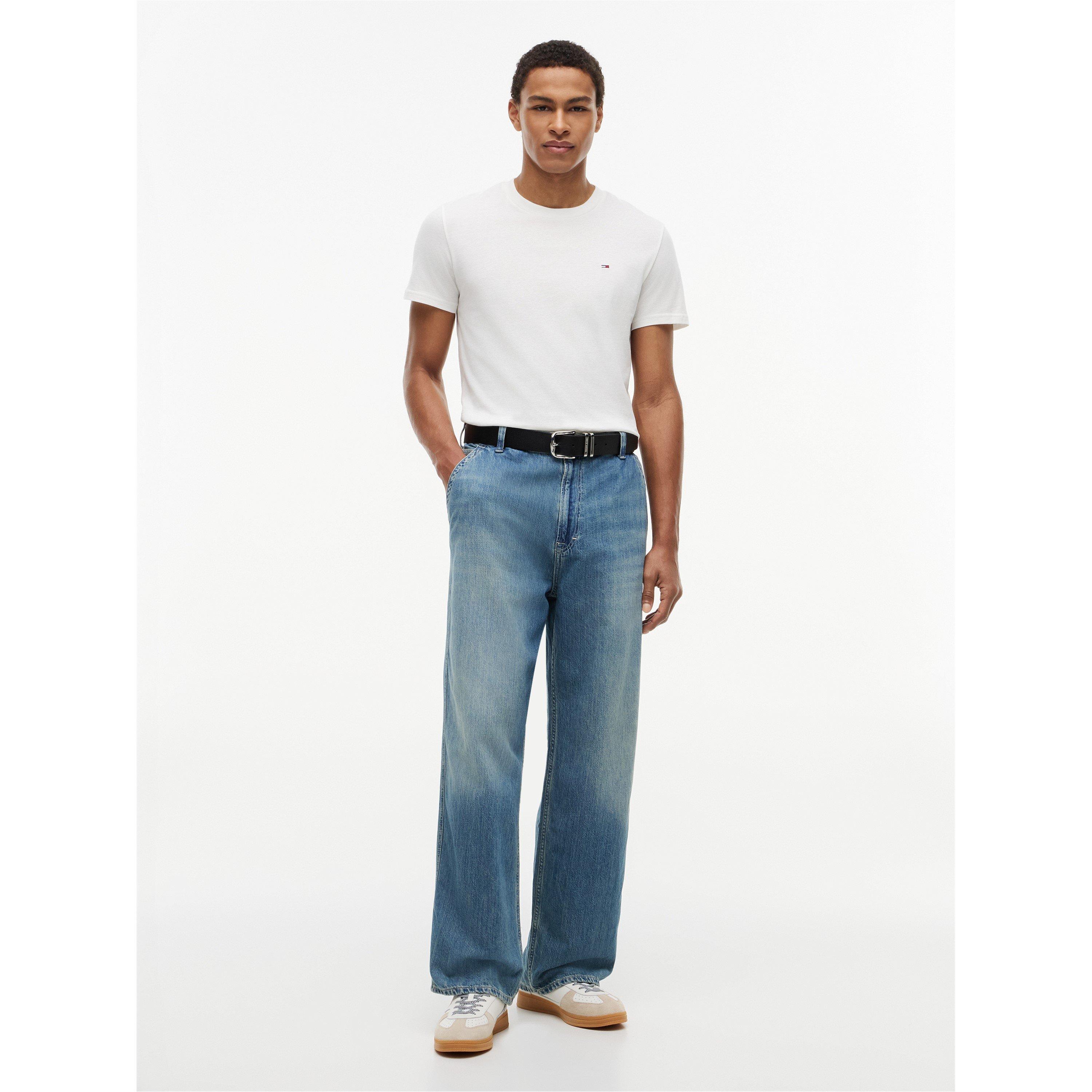 Schwarz/Ecru - Tommy Jeans - Men's T-Shirt - 4