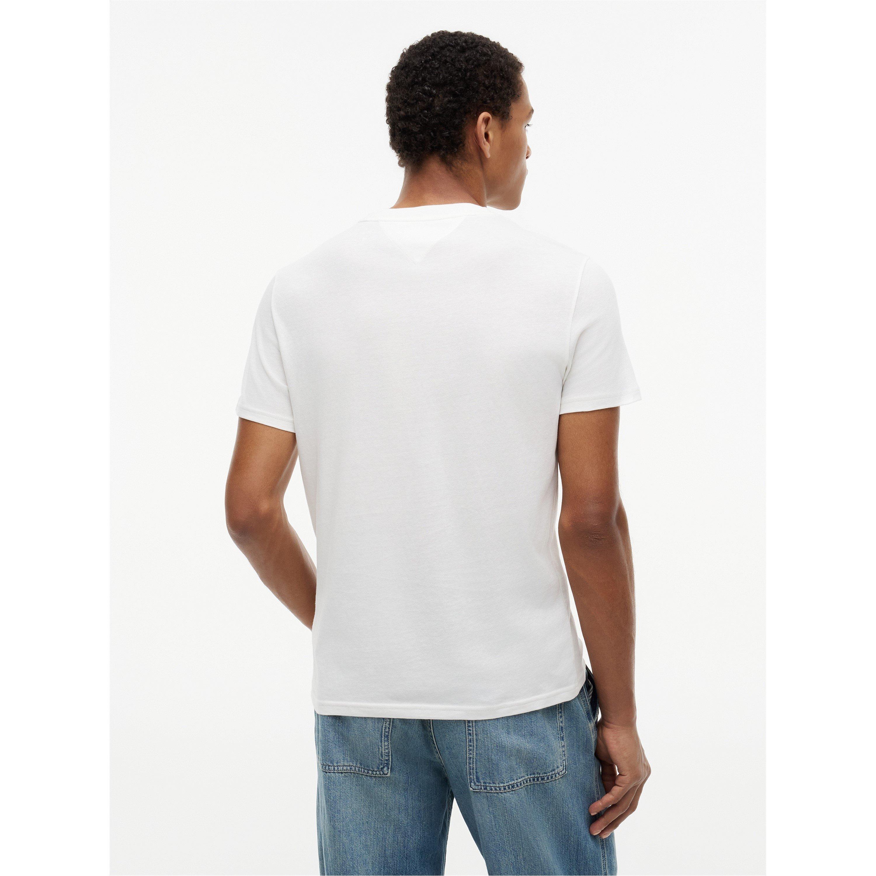 Schwarz/Ecru - Tommy Jeans - Men's T-Shirt - 6