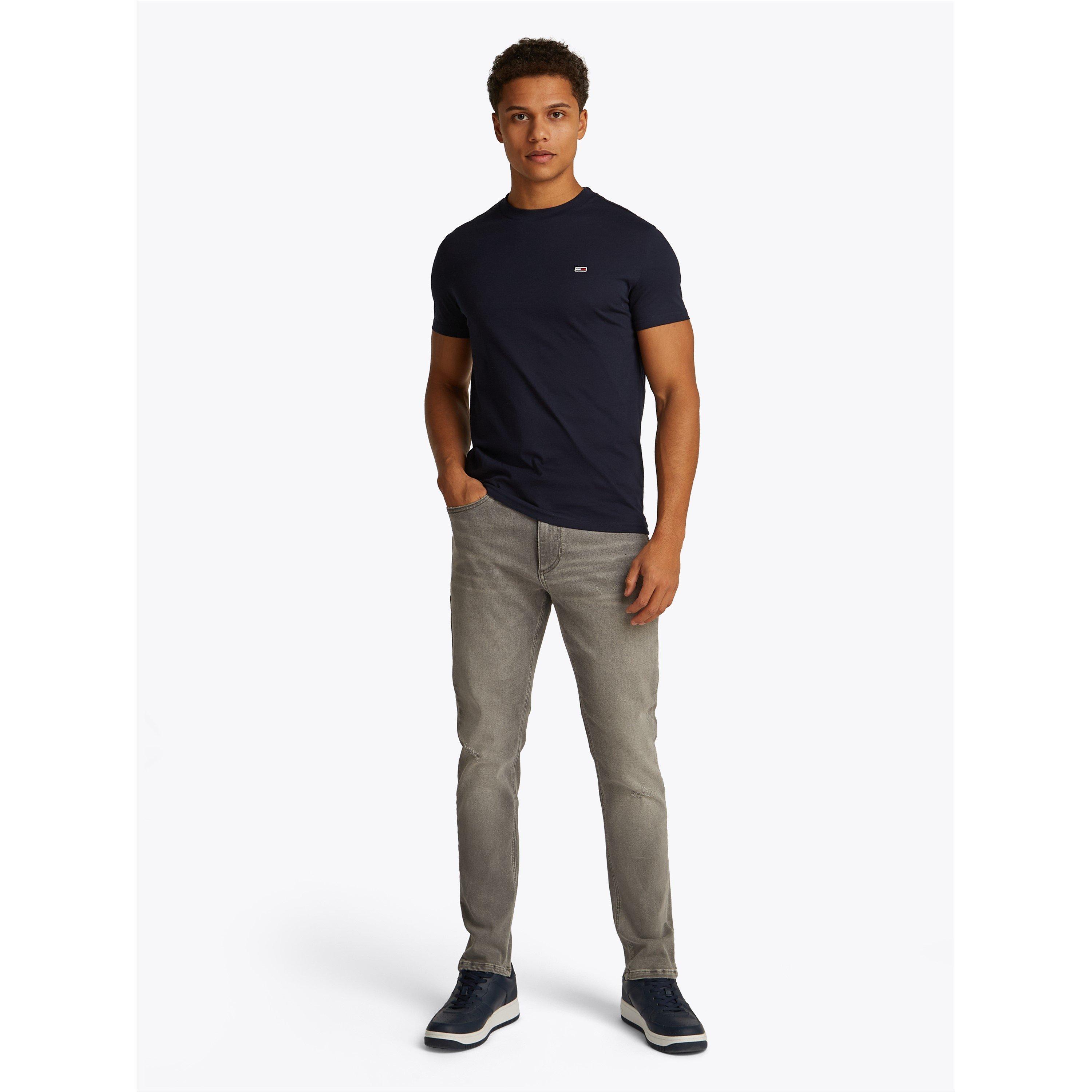 Navy/Ecru - Tommy Jeans - Men's T-Shirt - 2
