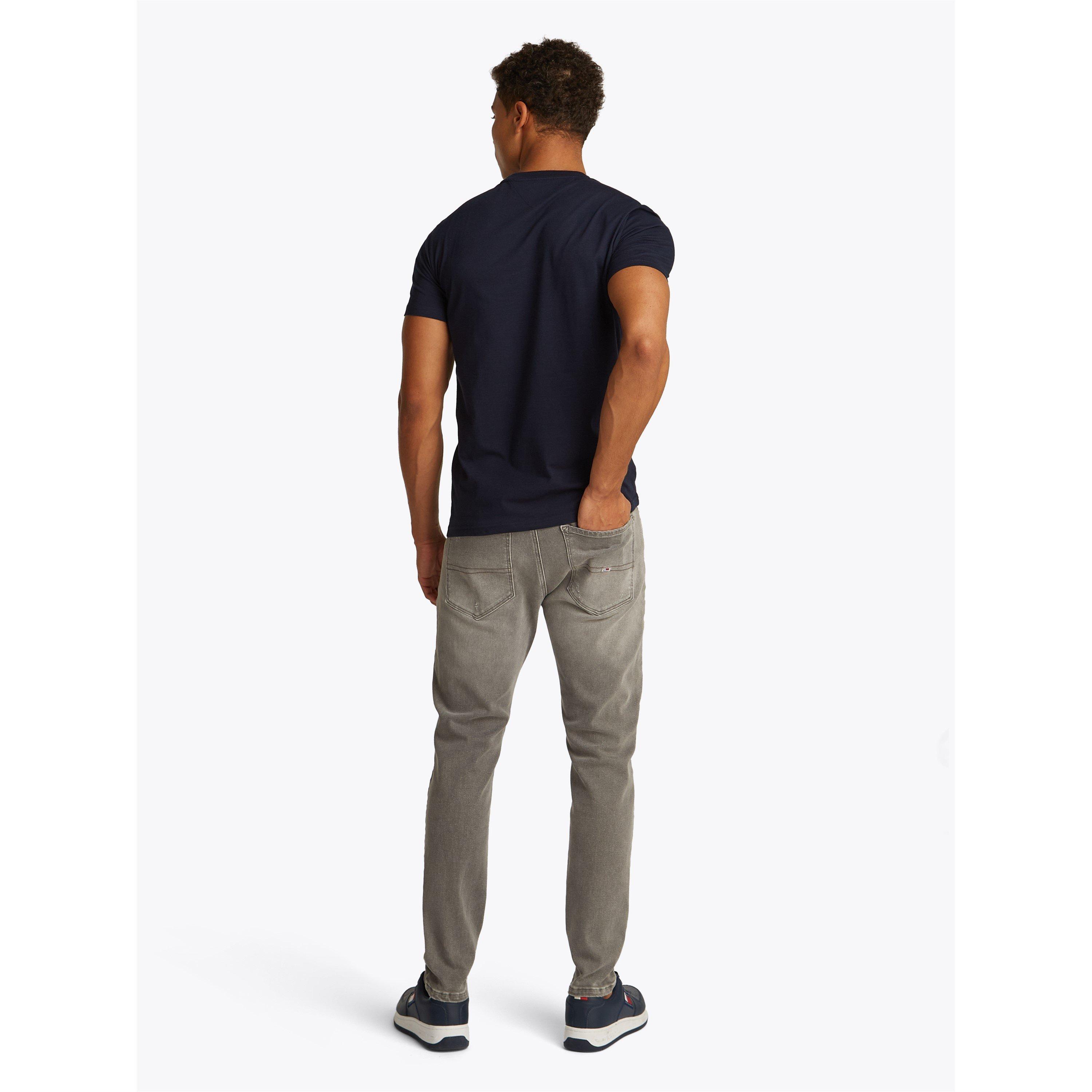 Navy/Ecru - Tommy Jeans - Men's T-Shirt - 3