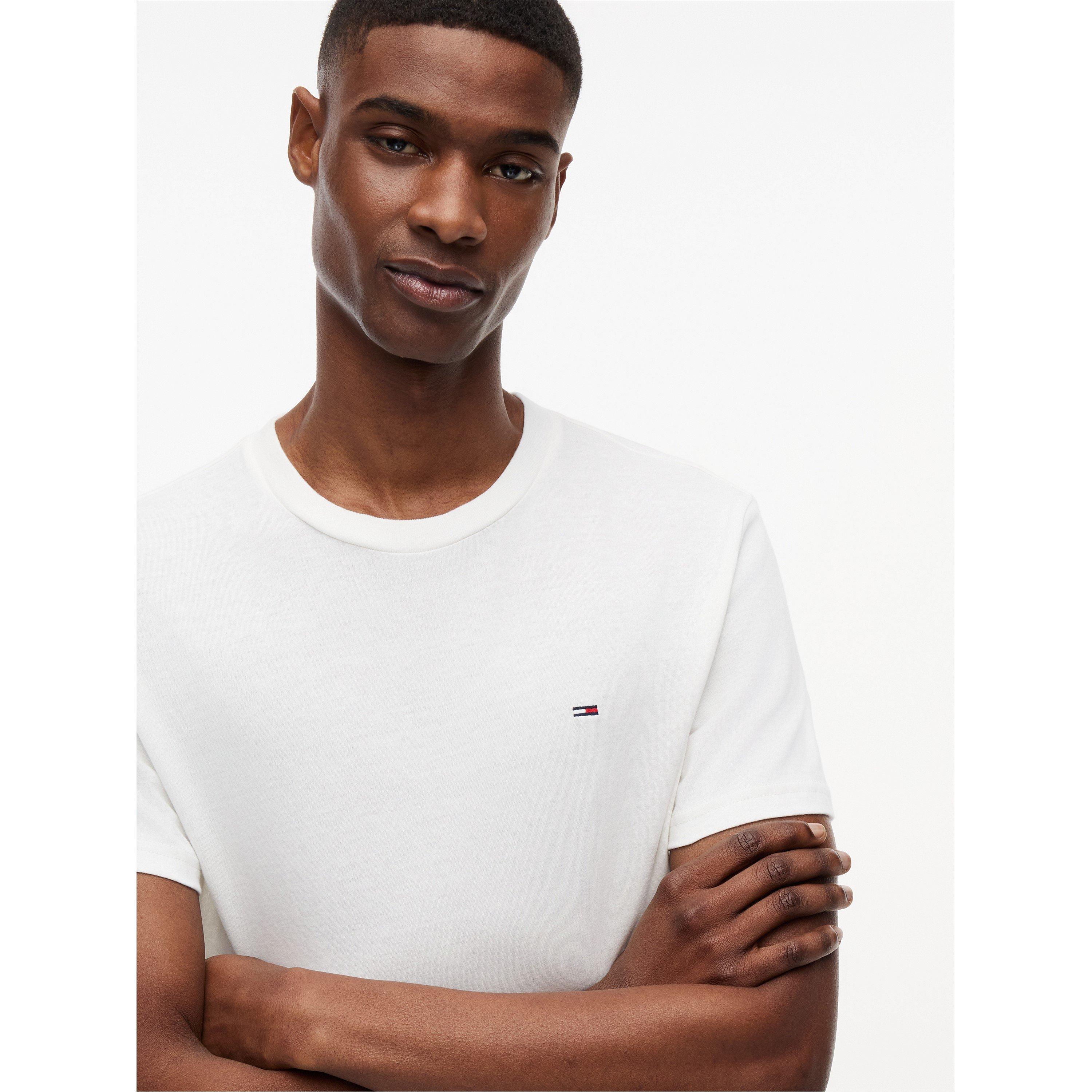 Navy/Ecru - Tommy Jeans - Men's T-Shirt - 5