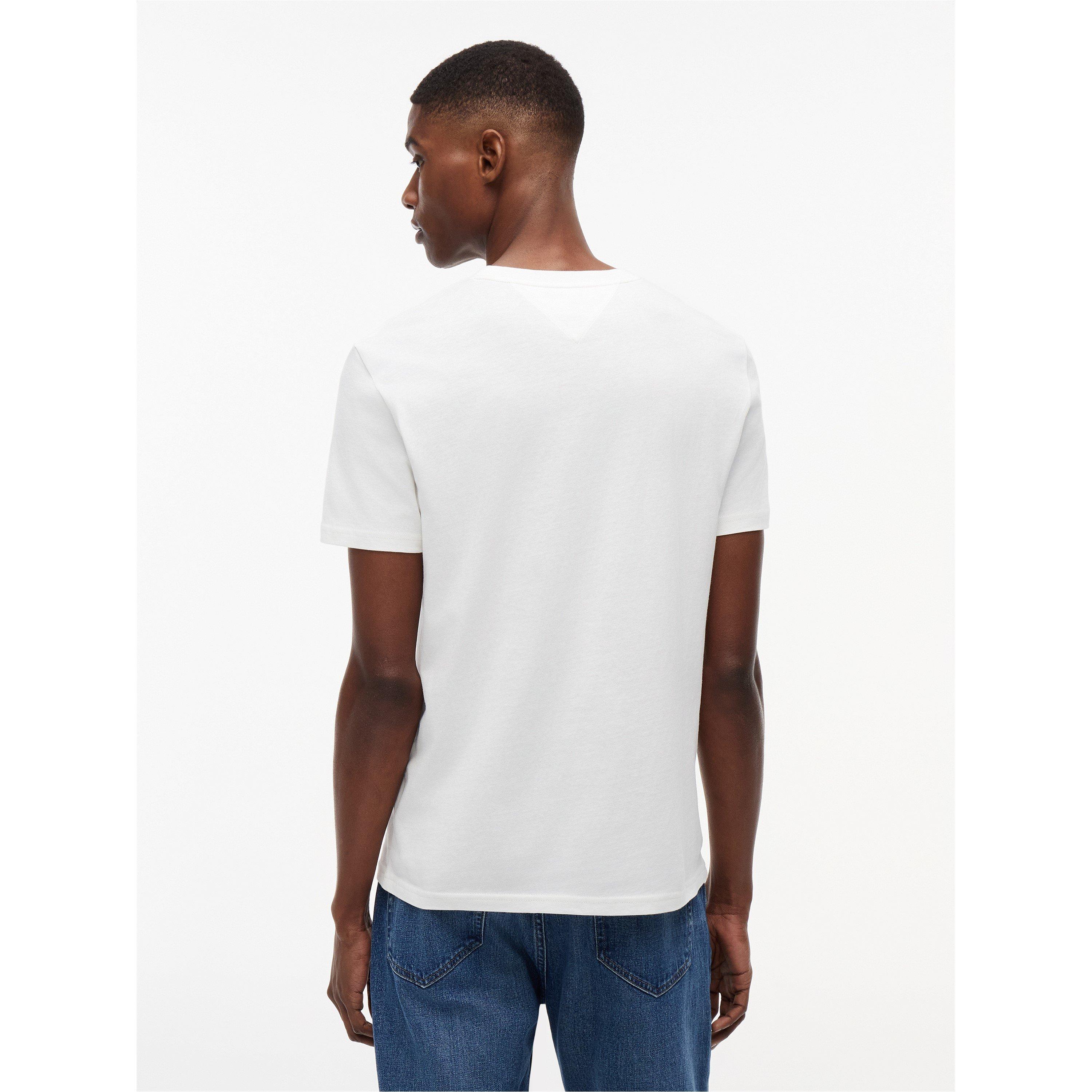 Navy/Ecru - Tommy Jeans - Men's T-Shirt - 7