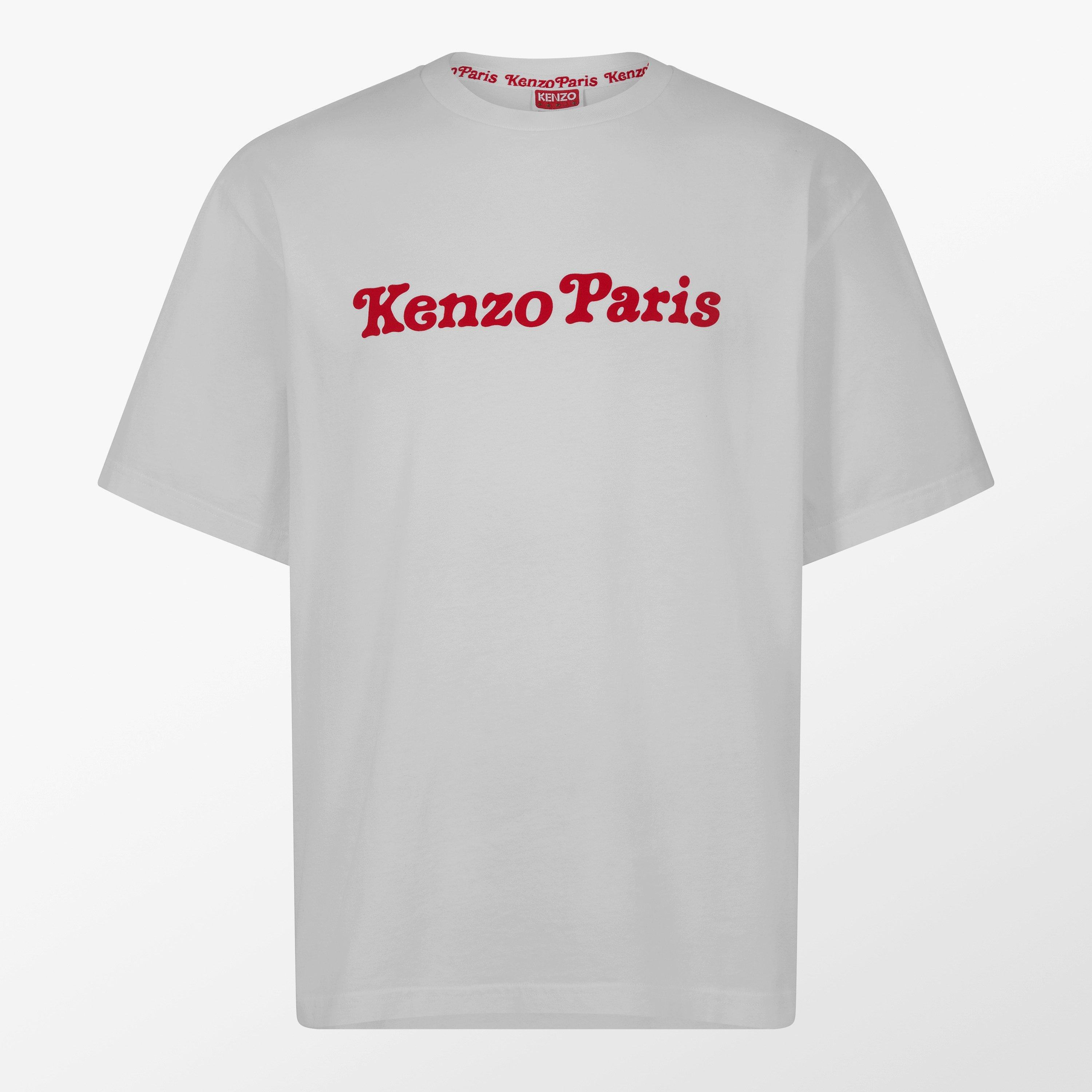White - Kenzo - Men's Tiger Embroidered T-Shirt - 1