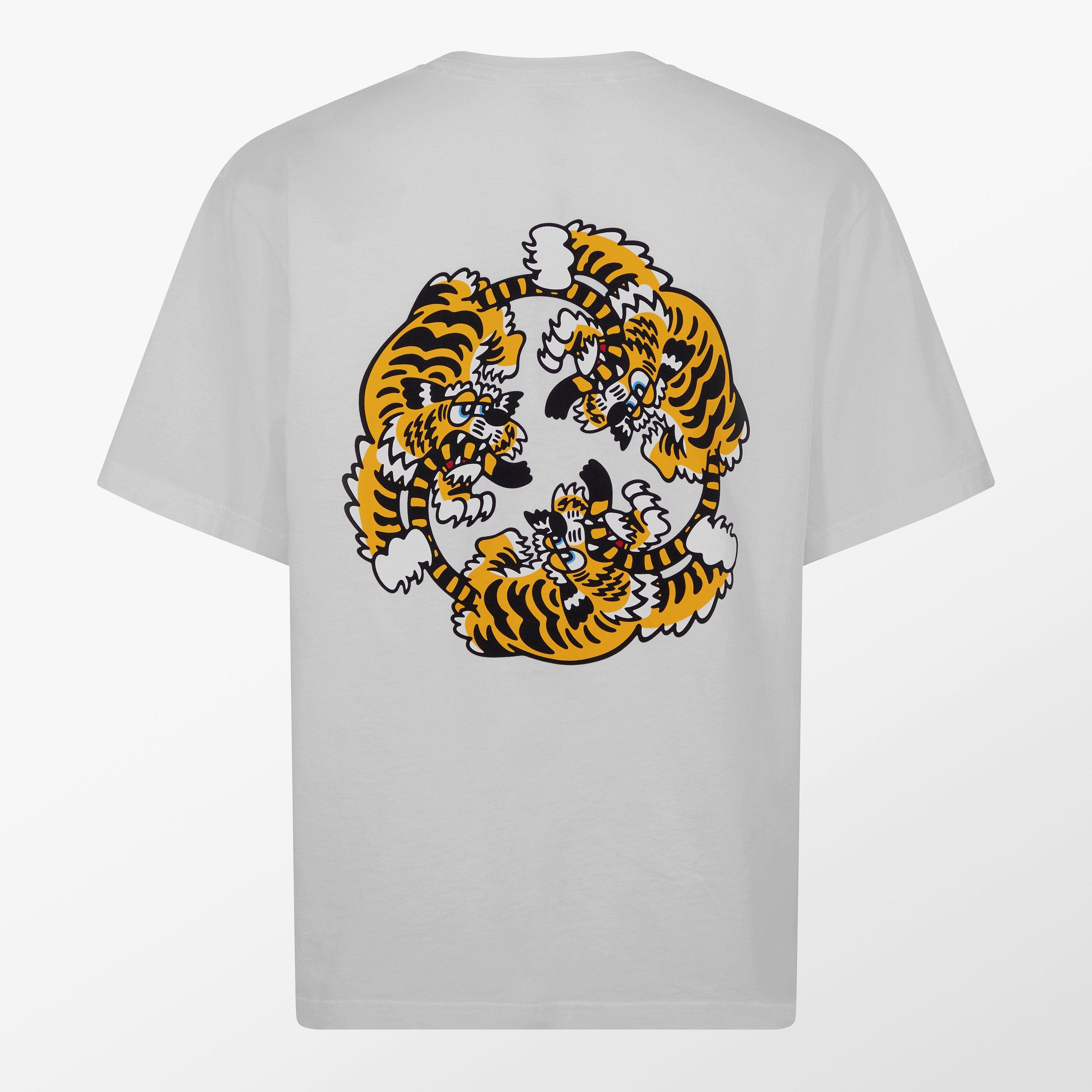 White - Kenzo - Men's Tiger Regular Fit T-Shirt - 2