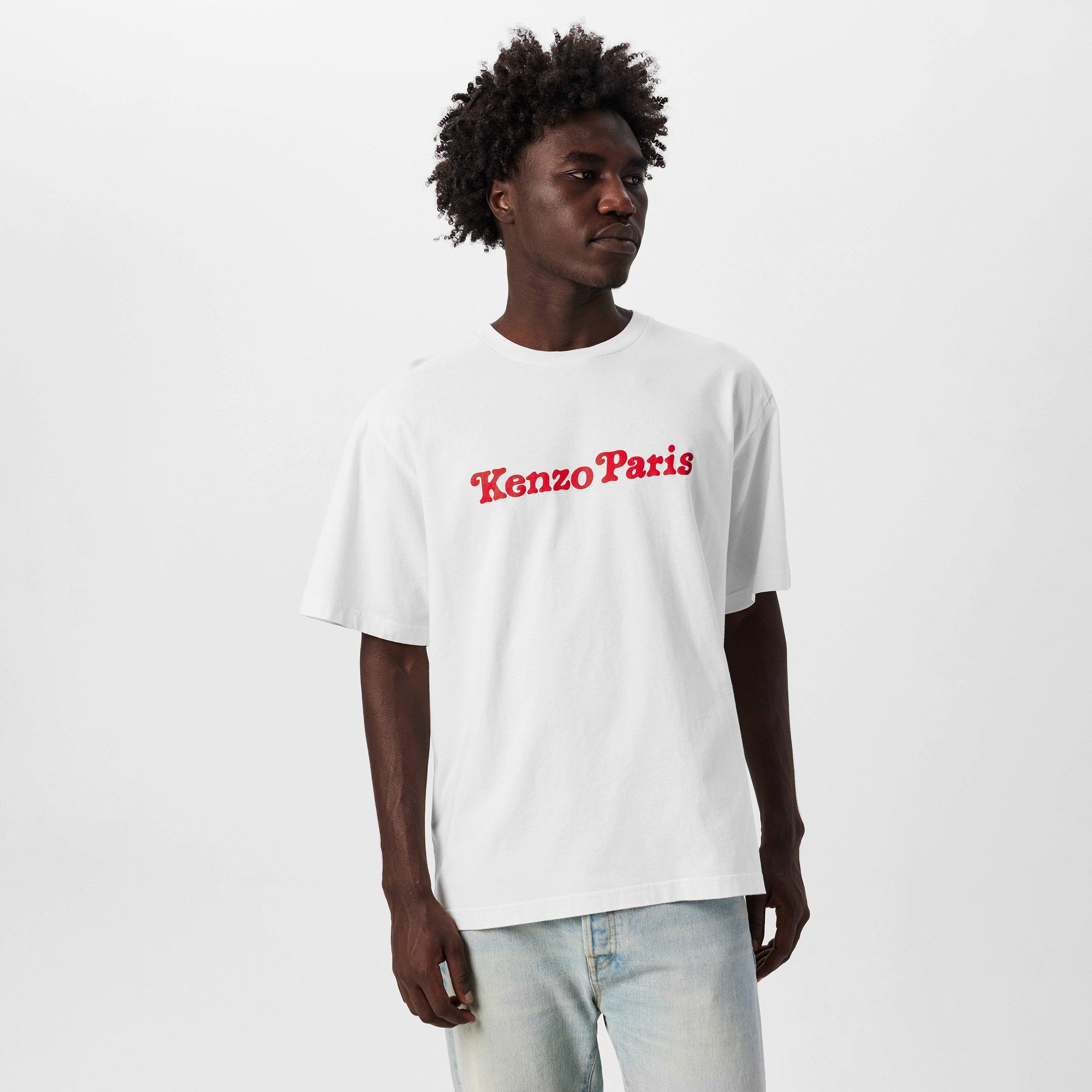 White - Kenzo - Men's Tiger Regular Fit T-Shirt - 3