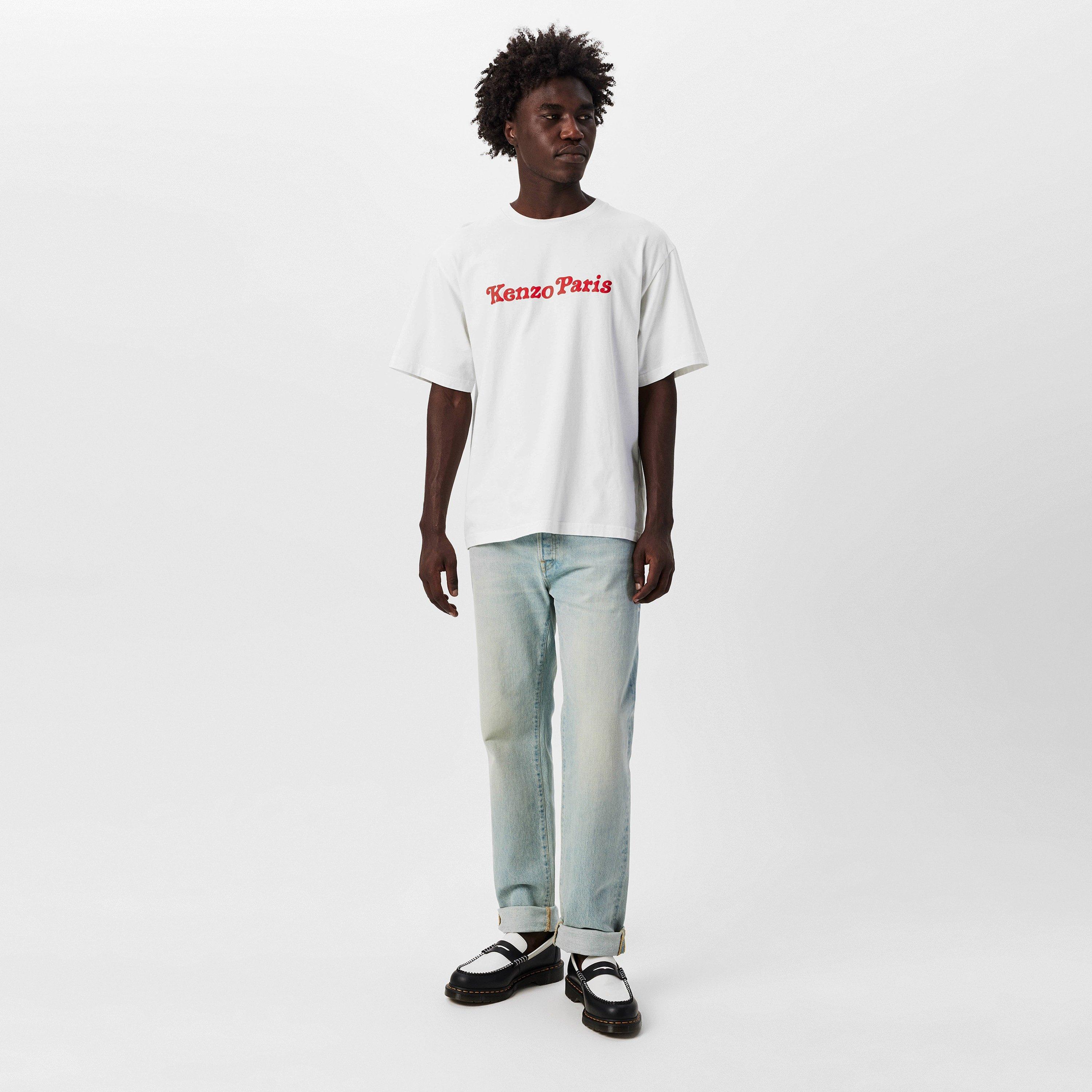 White - Kenzo - Men's Tiger Regular Fit T-Shirt - 6