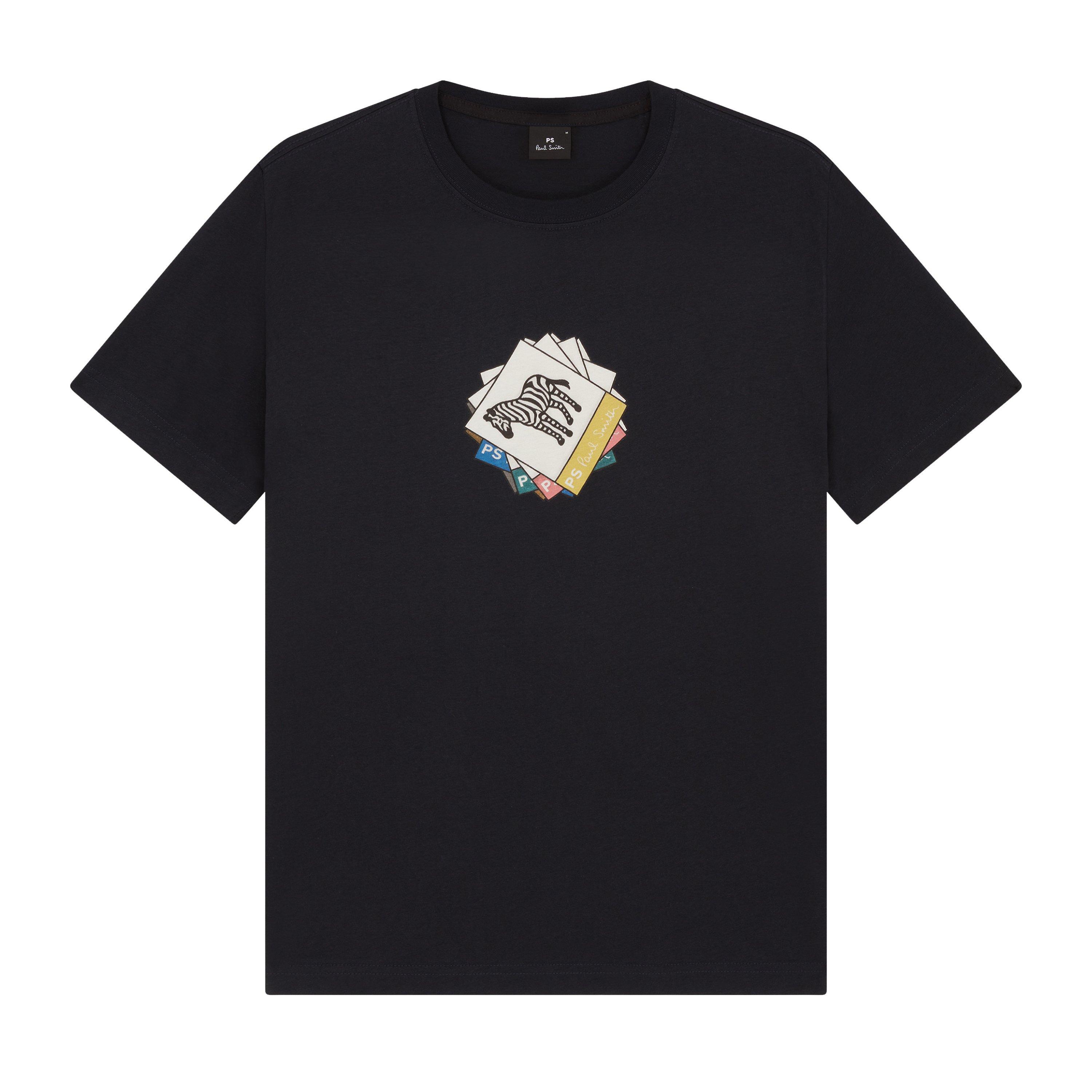 Ps Paul Smith Men's Cardszeb Graphic T-Shirt - Blue 49 - M