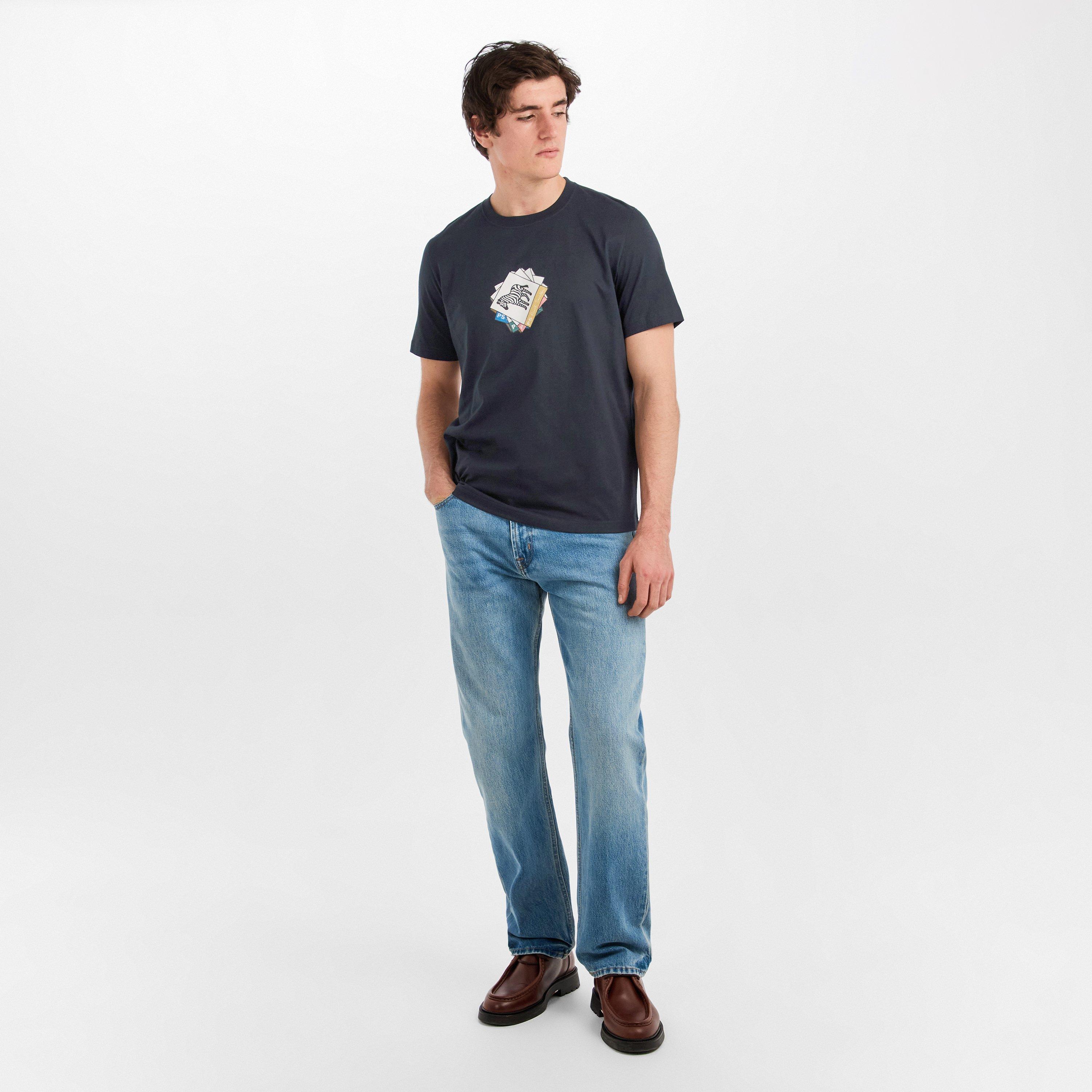 Blue 49 - PS Paul Smith - PS CardsZeb Graphc T Sn61 - 6