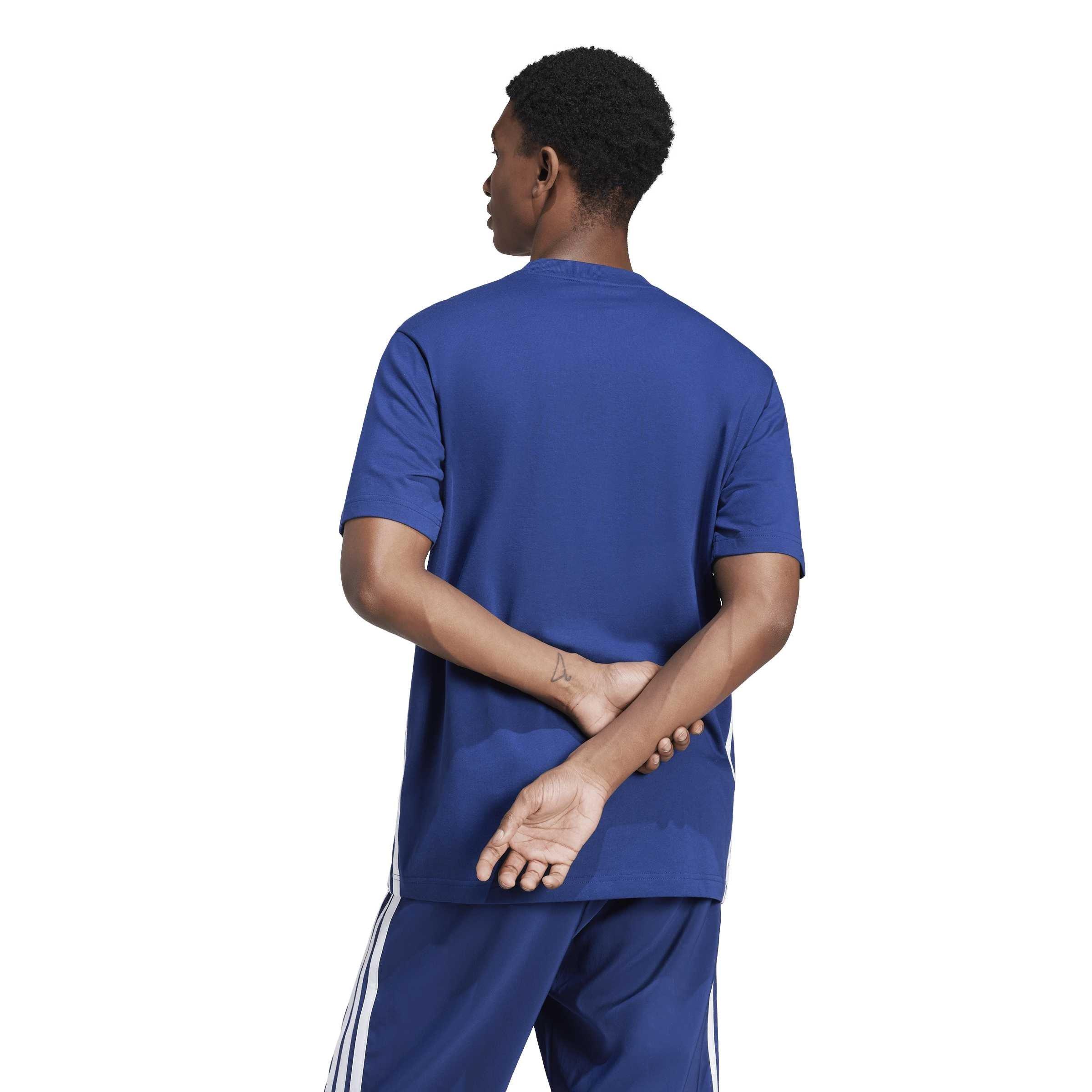 Dark Blue/White - adidas - Men's T-Shirt - 3