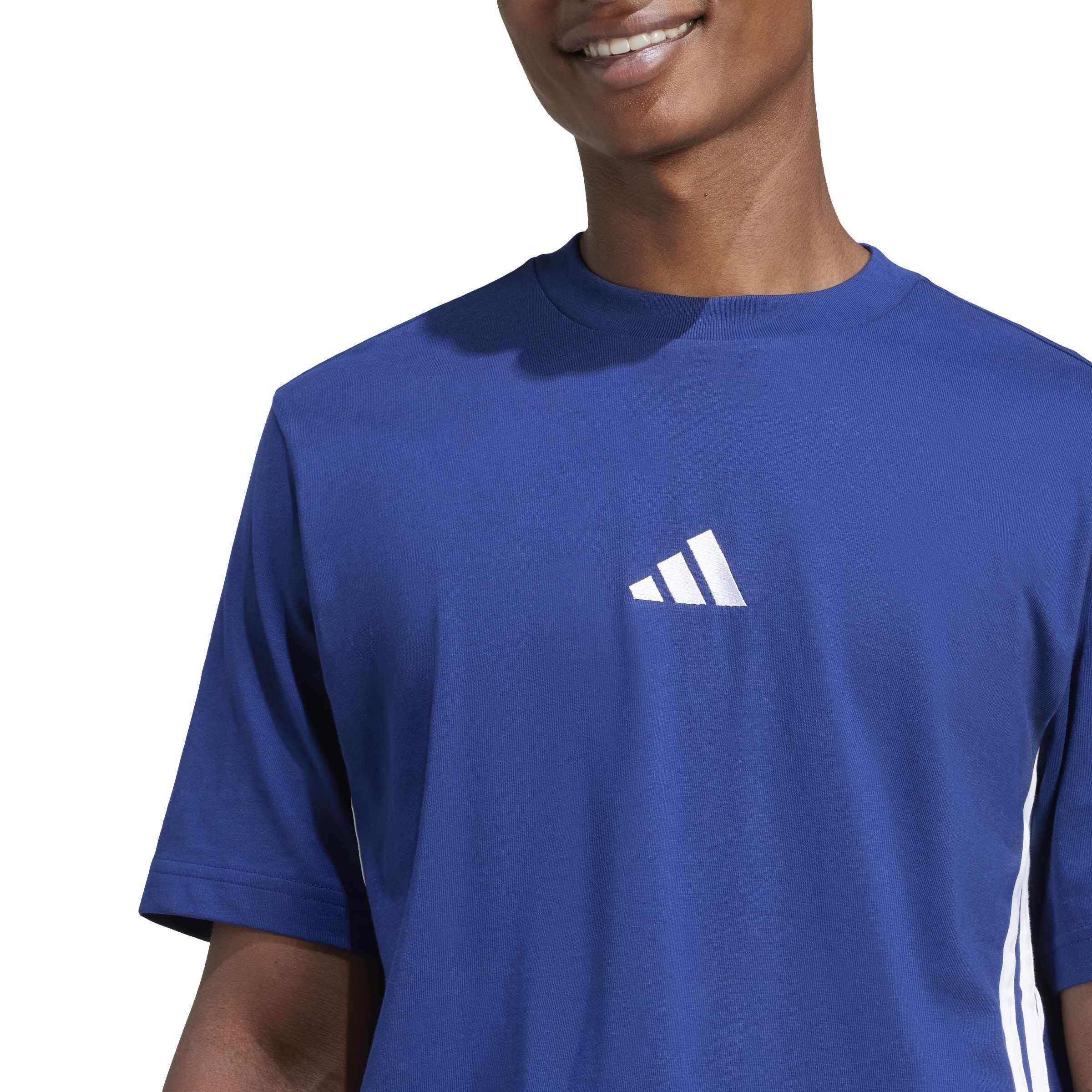 Dark Blue/White - adidas - Men's T-Shirt - 4