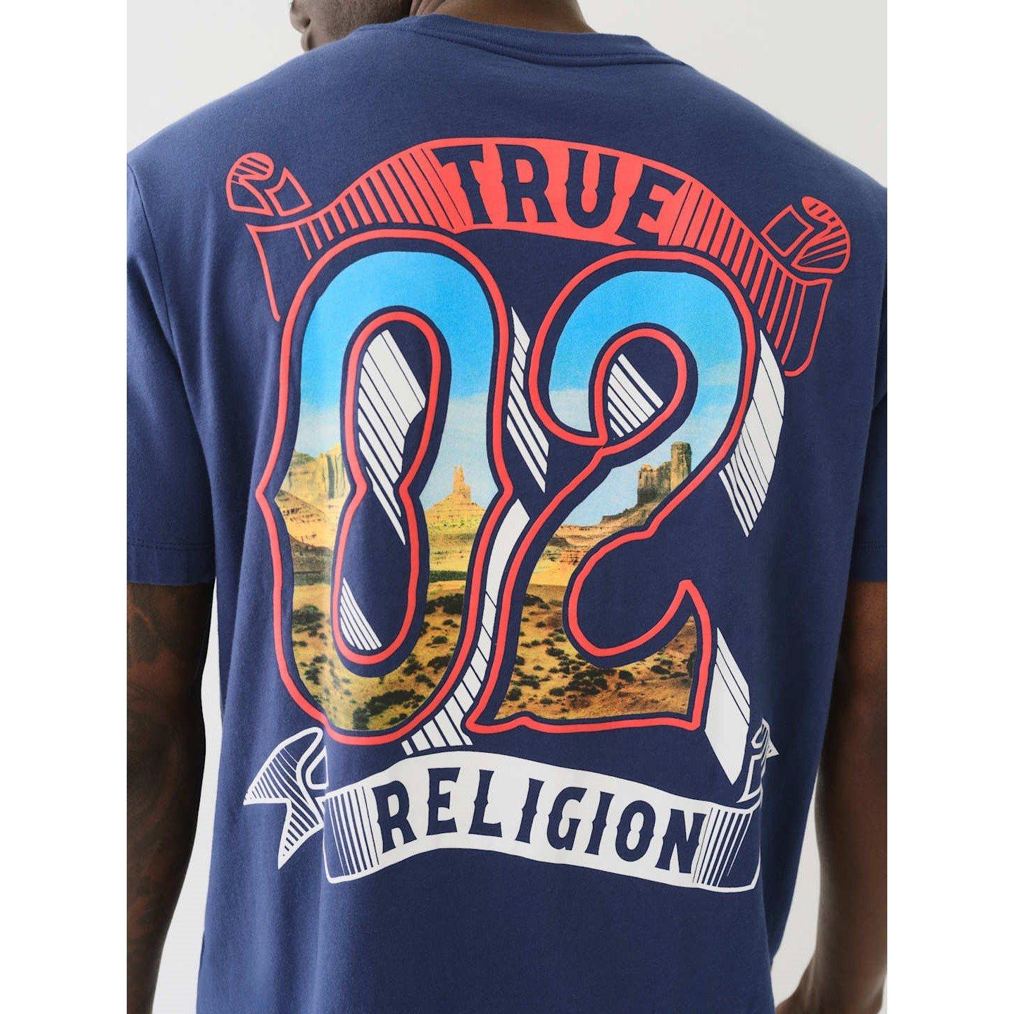 Medieval Blue - True Religion - Short-Sleeve Canyon Regular Fit T-Shirt - 3