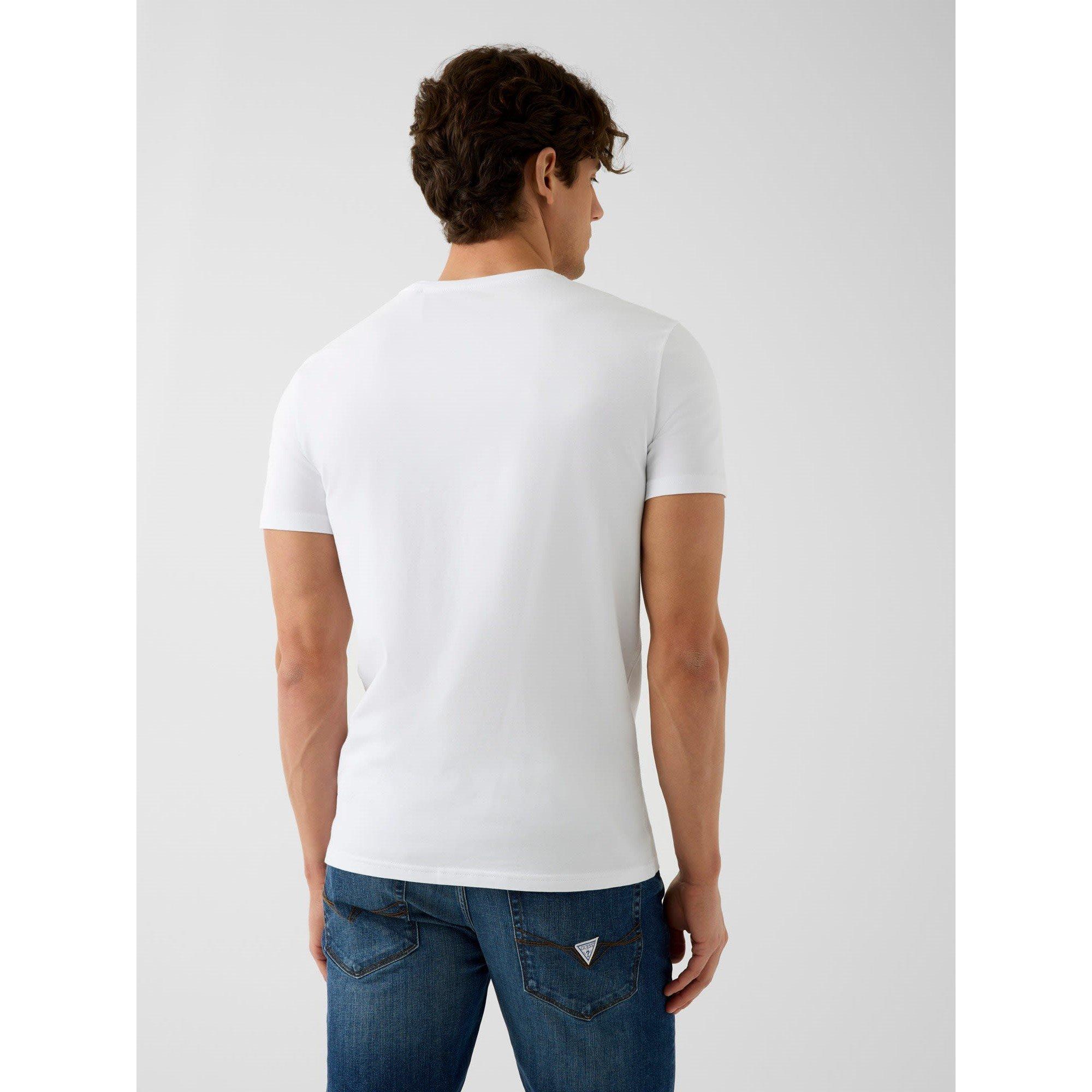 Pure White - Guess - Men's X Slim Fit T-Shirt - 3