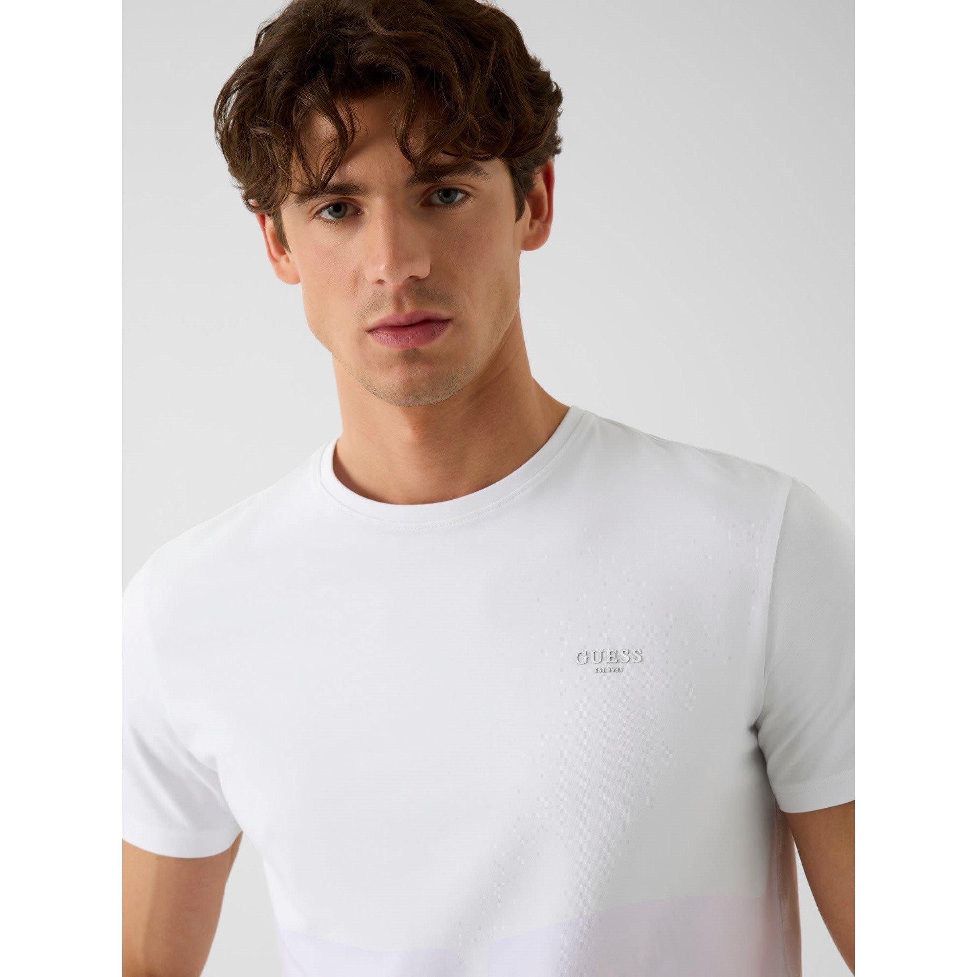 Pure White - Guess - Men's X Slim Fit T-Shirt - 4