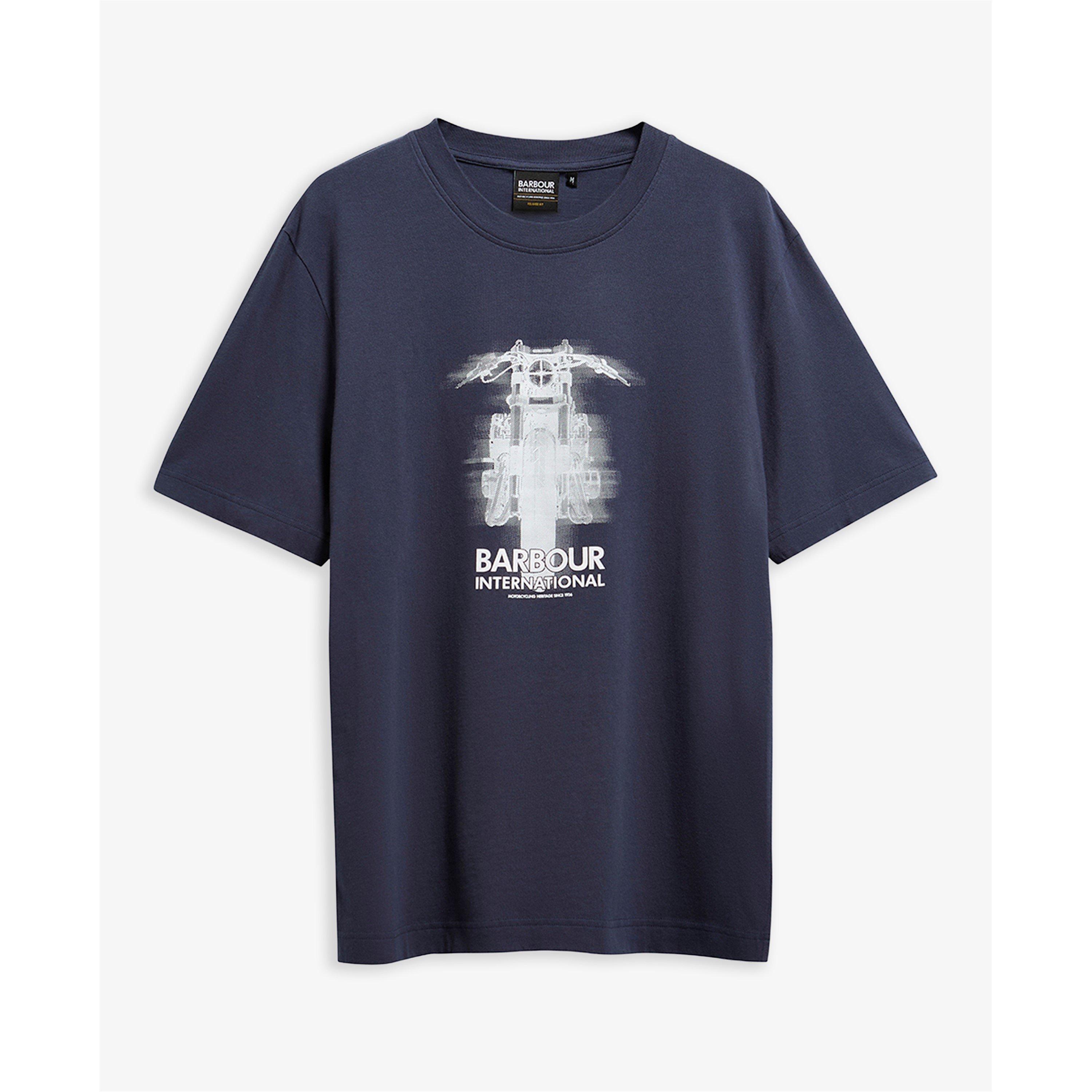 Barbour International Men's T-Shirt - Oxfrd Nvy Ny52 - XL