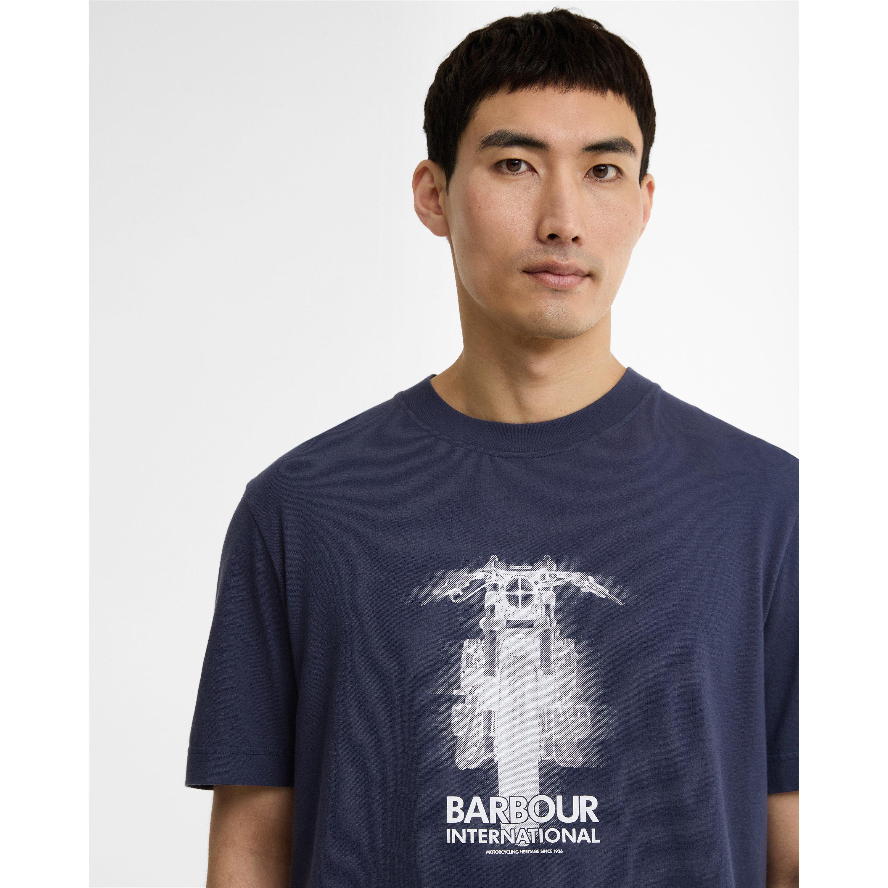 Oxfrd Nvy NY52 - Barbour International - Men's T-Shirt - 4