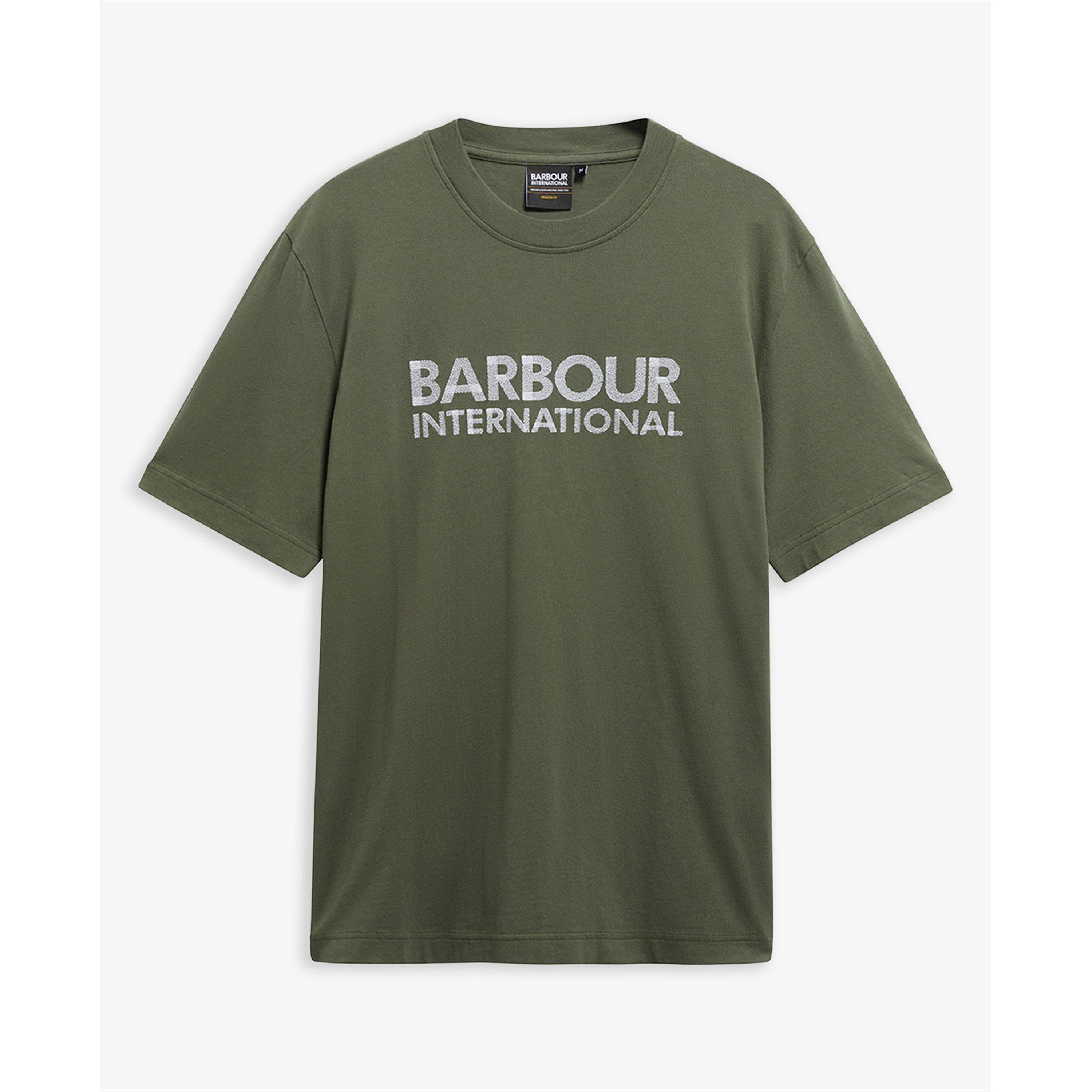 Barbour International Men's T-Shirt - Thyme Sg14 - L