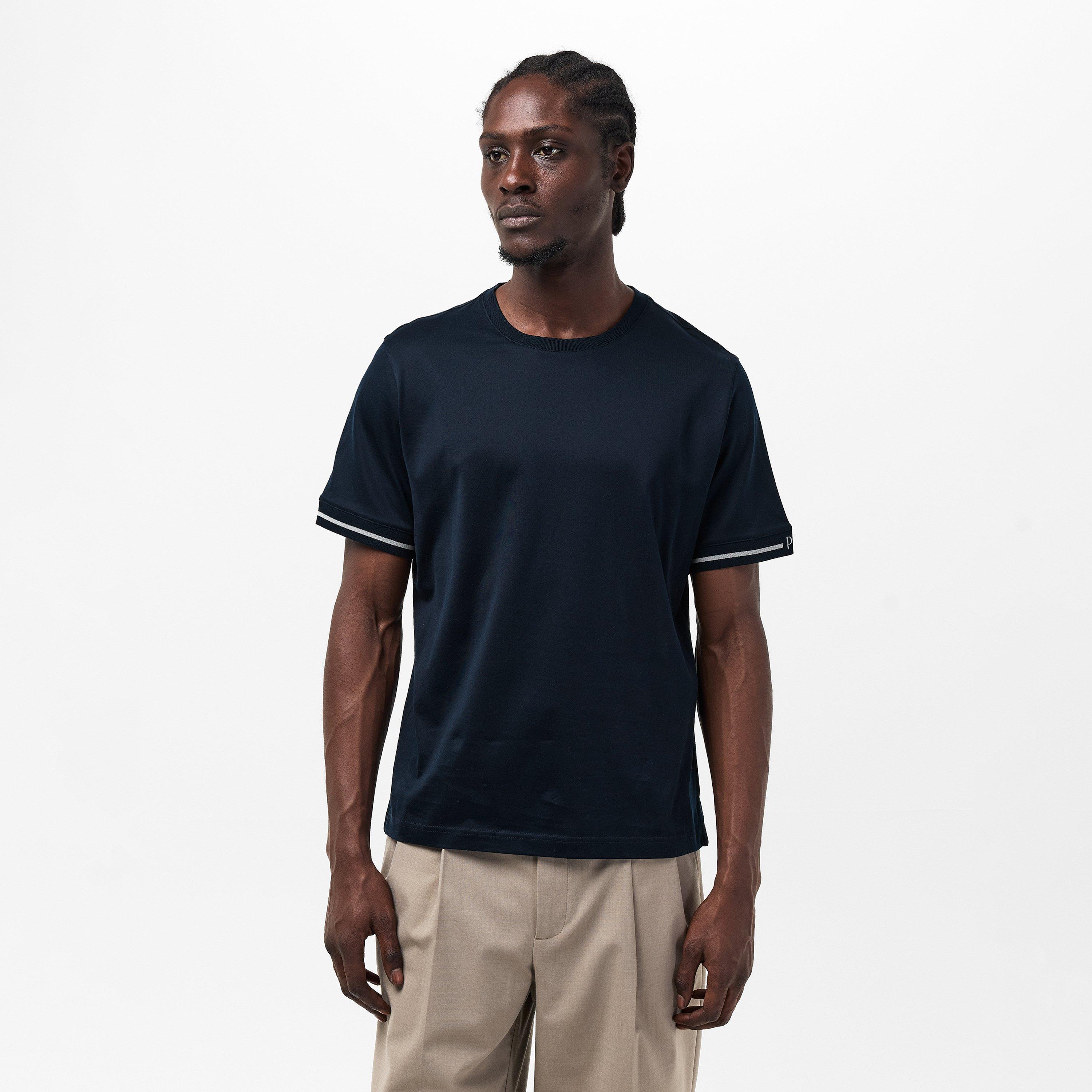 Blue Navy - Pal Zileri - Men's Regular Fit T-Shirt - 3