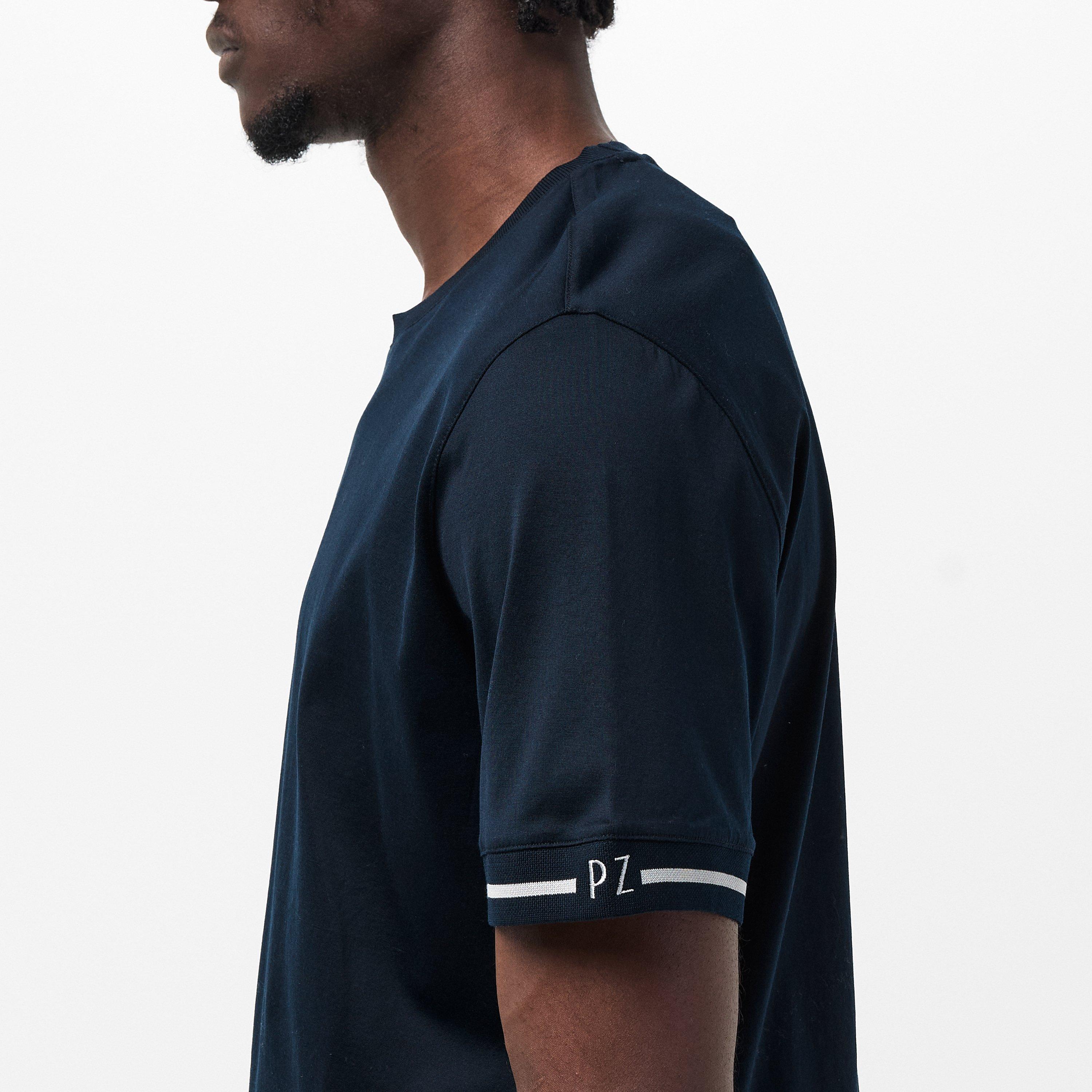 Blue Navy - Pal Zileri - Men's Regular Fit T-Shirt - 5