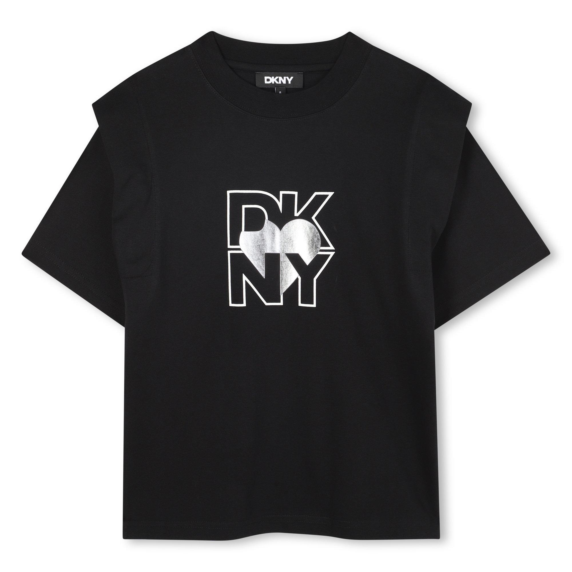 Black - DKNY - Kids' Regular Fit T-Shirt - 1
