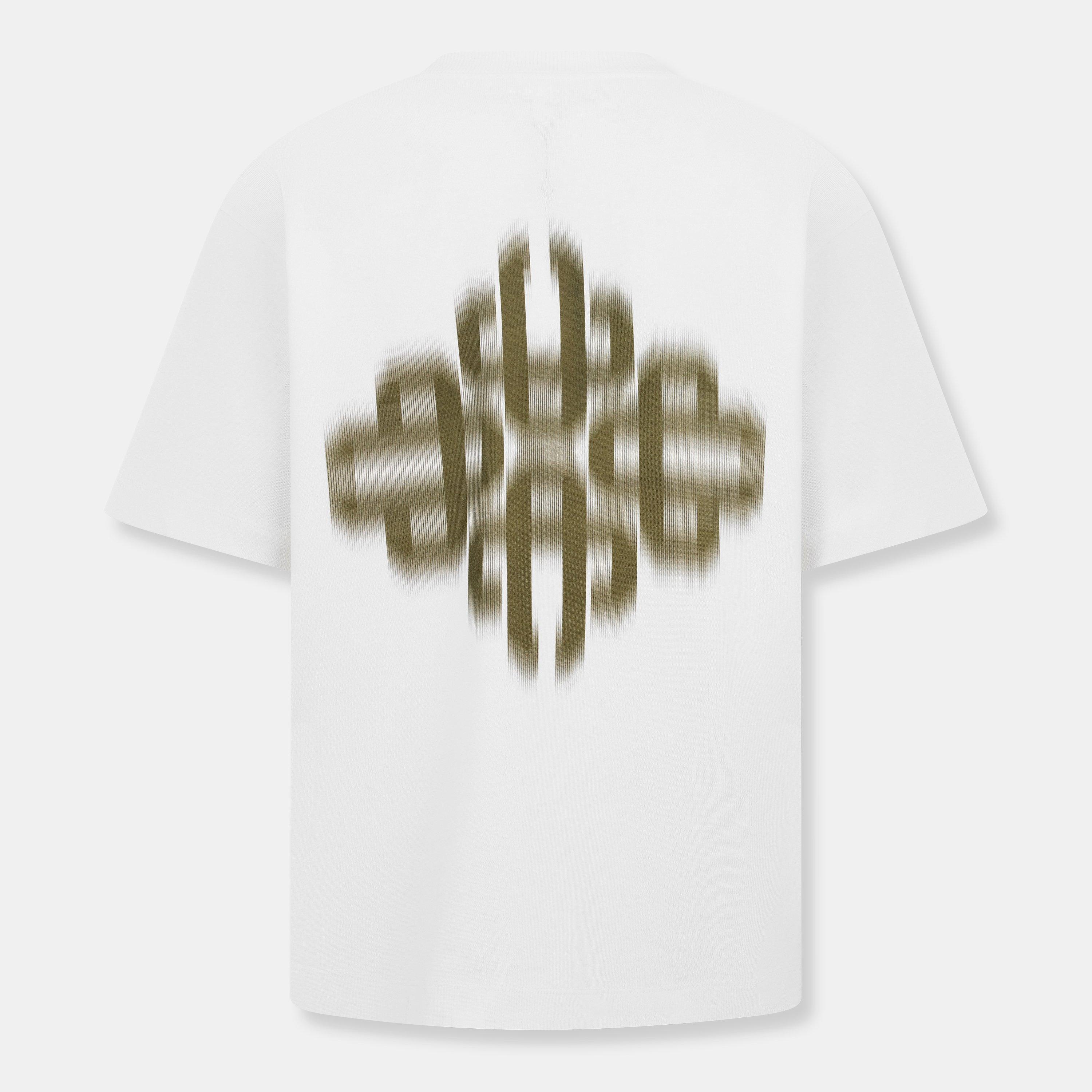 White - The Couture Club - Mens Blurred Graphic Emblem T-Shirt - 2