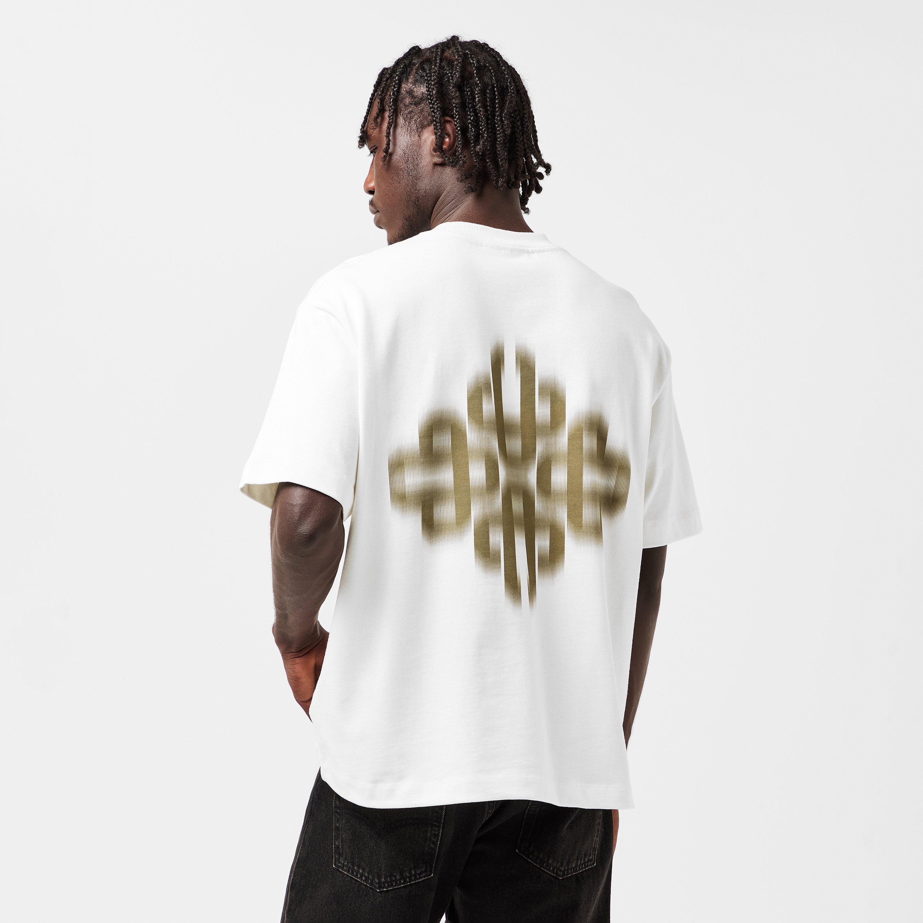 White - The Couture Club - Mens Blurred Graphic Emblem T-Shirt - 4