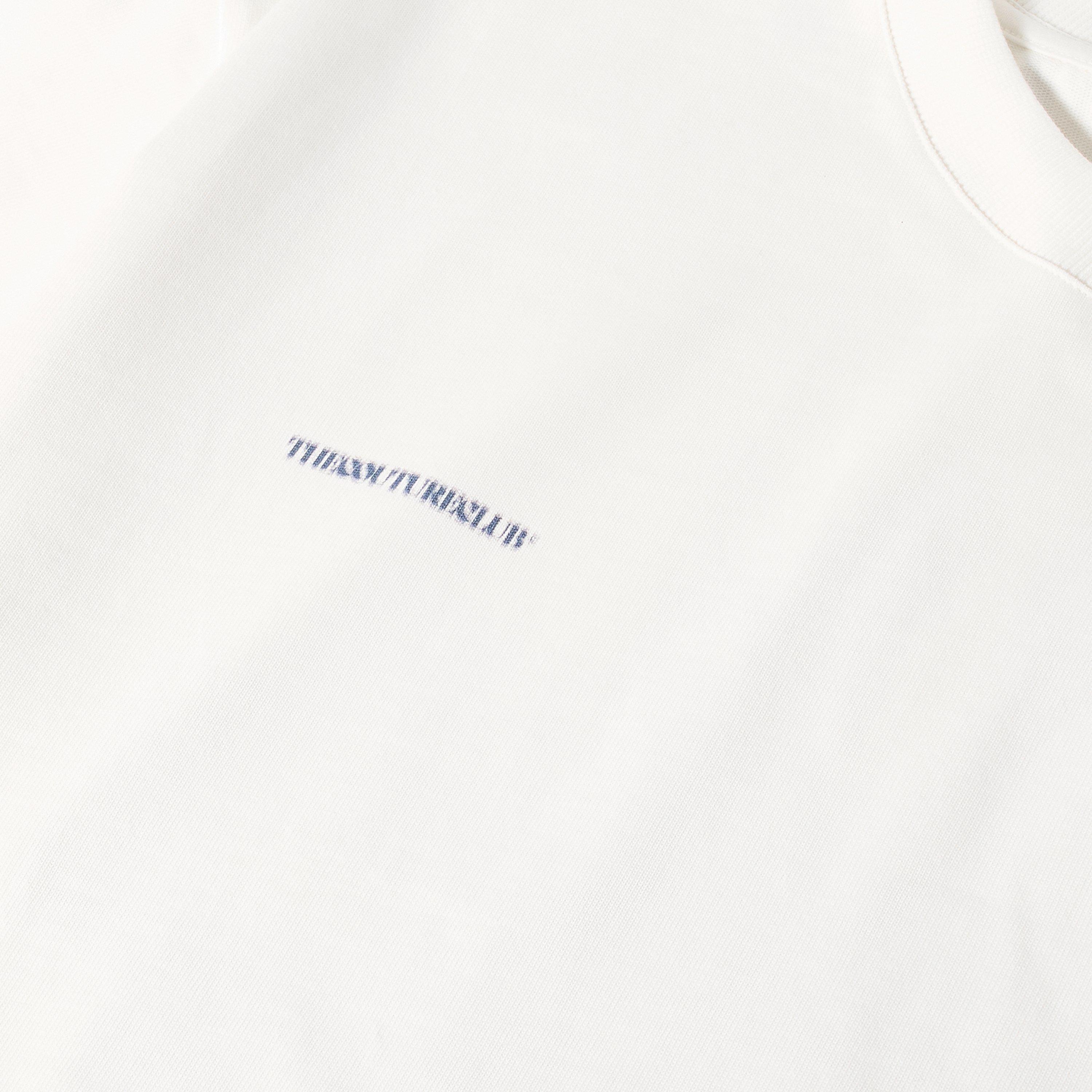 White/Navy - The Couture Club - Mens Blurred Graphic Emblem T-Shirt - 5
