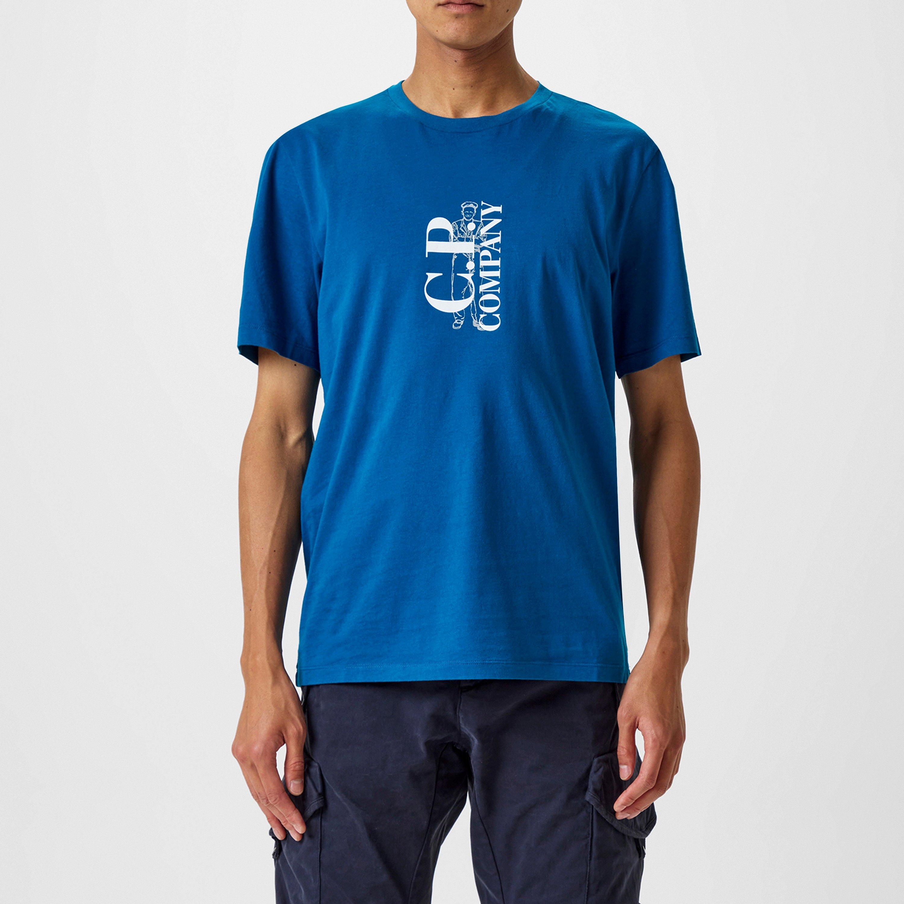 【送料&関税込】C.P. Company british Sailor T-shirt C.P. Company Men's British Sailor T-Shirt in Black C.P. Company
