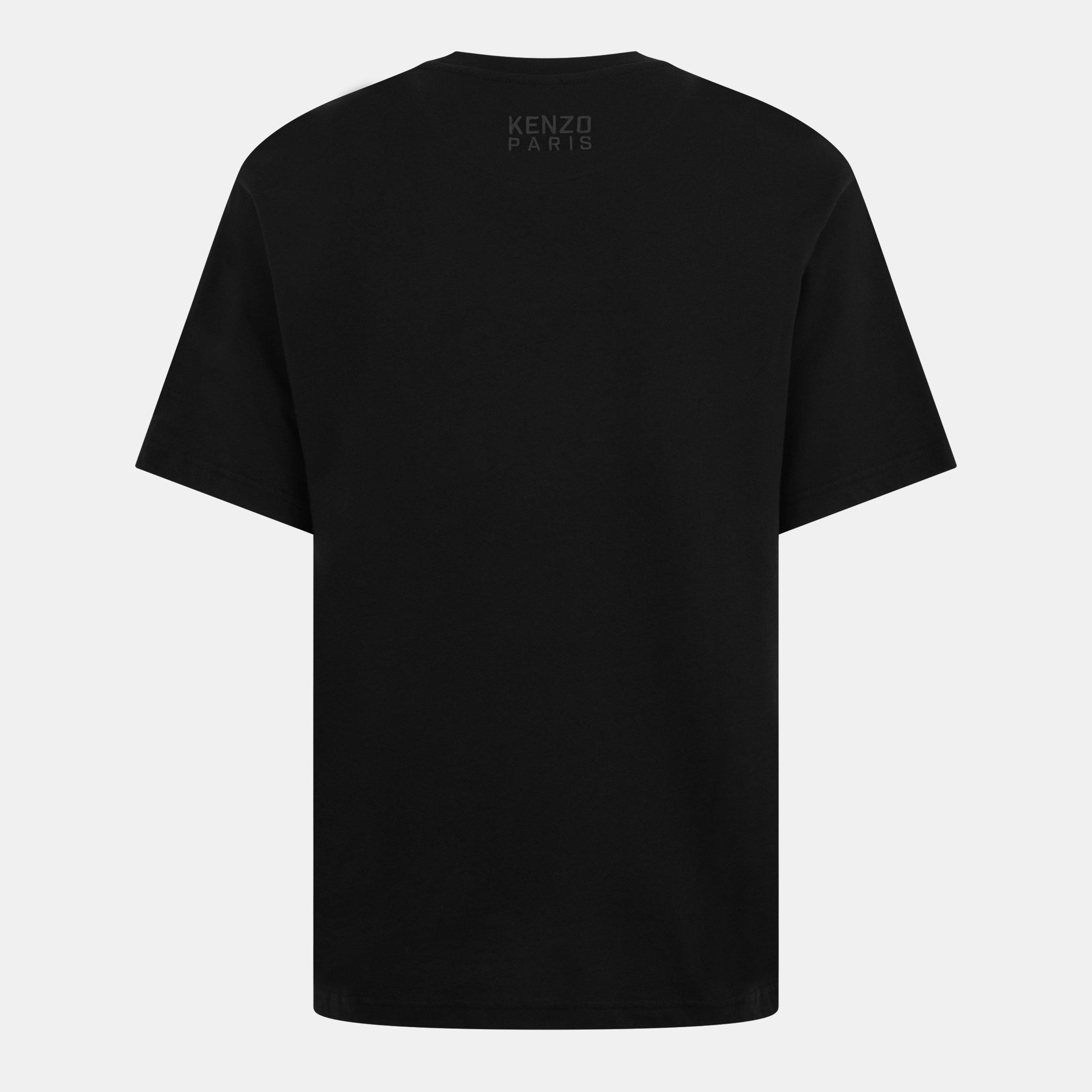 Black 99J - Kenzo - Happy Tiger Patch T-Shirt - 2