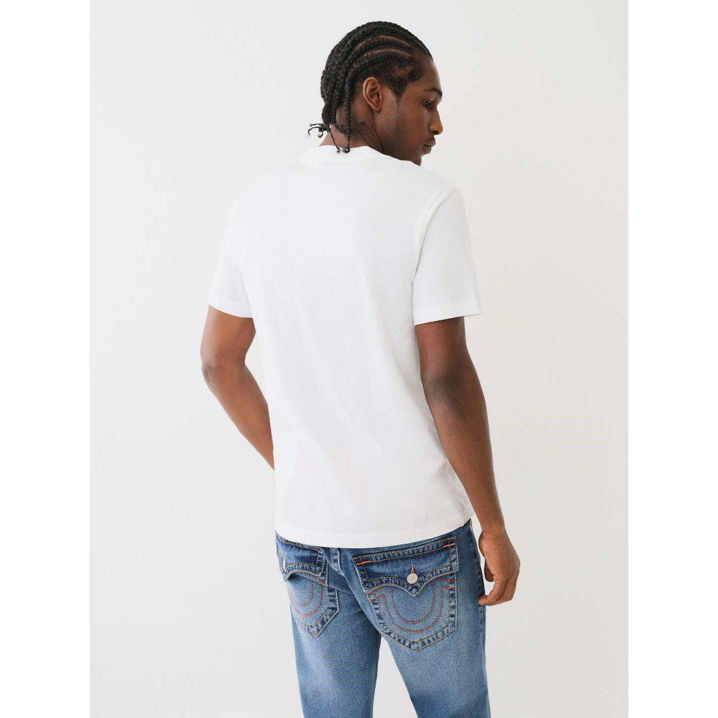 Optic White - True Religion - Tiger Face Regular Fit T-Shirt - 2