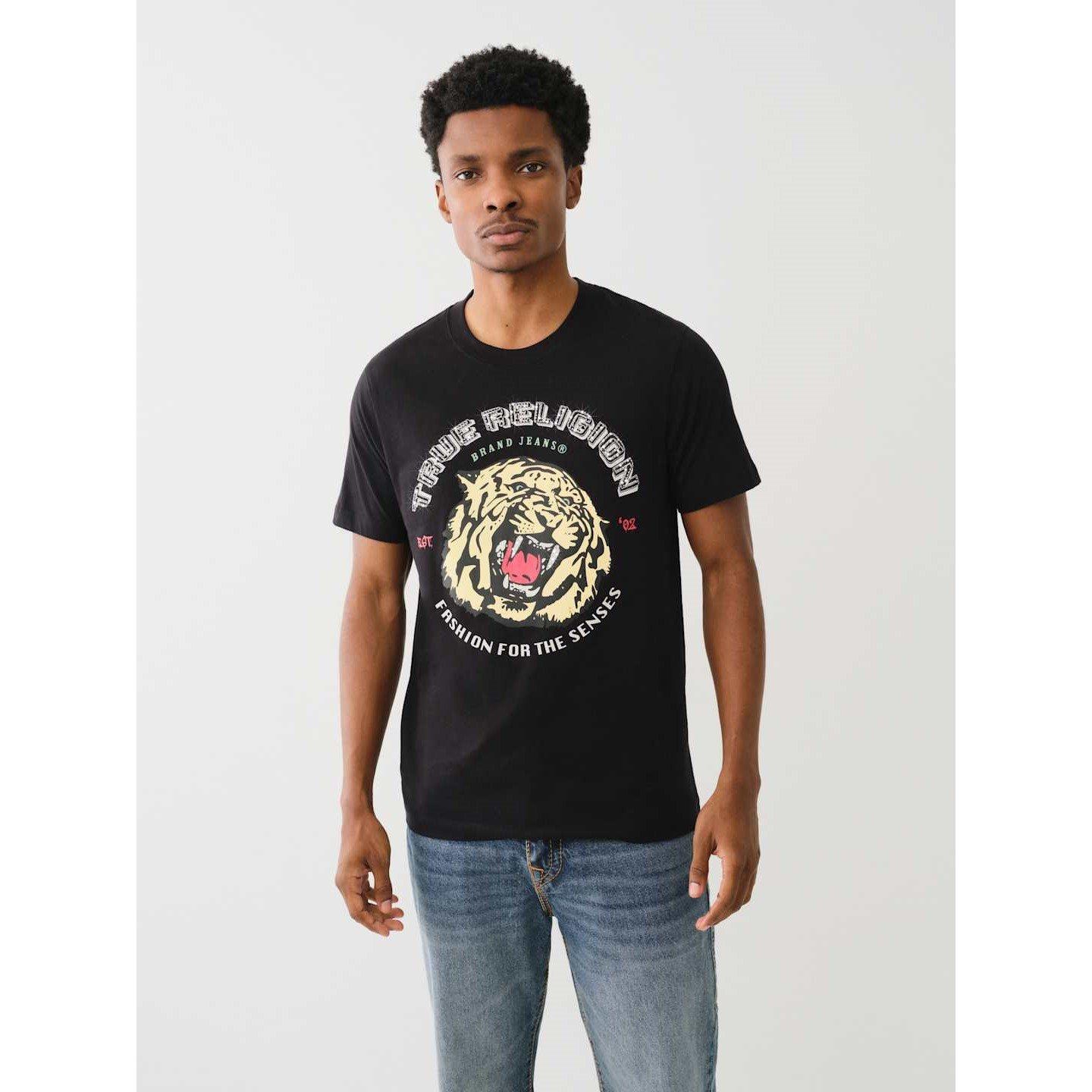 True Religion Tiger Face Regular Fit T-Shirt