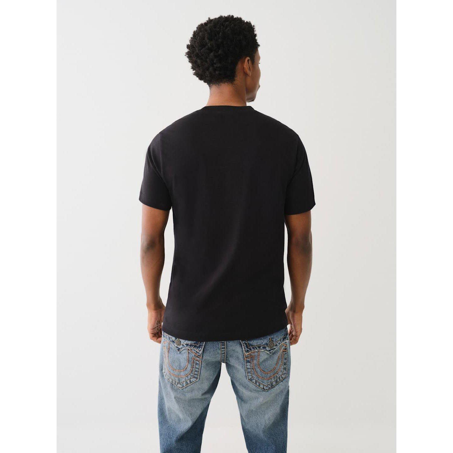 Jet Black - True Religion - Tiger Face Regular Fit T-Shirt - 2