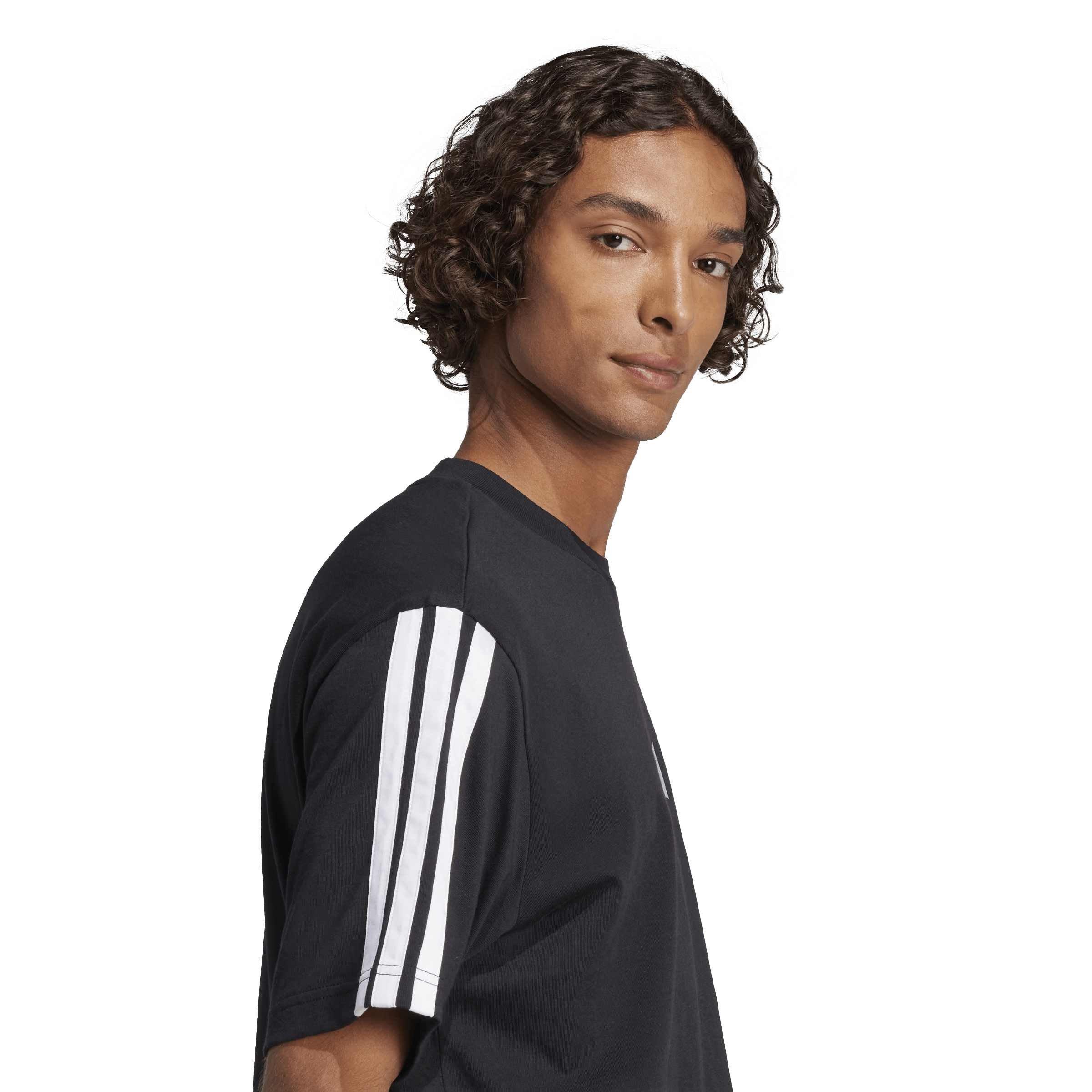 Sort/Hvid - adidas - Adidas M 3S Sj T B Sn99 - 4