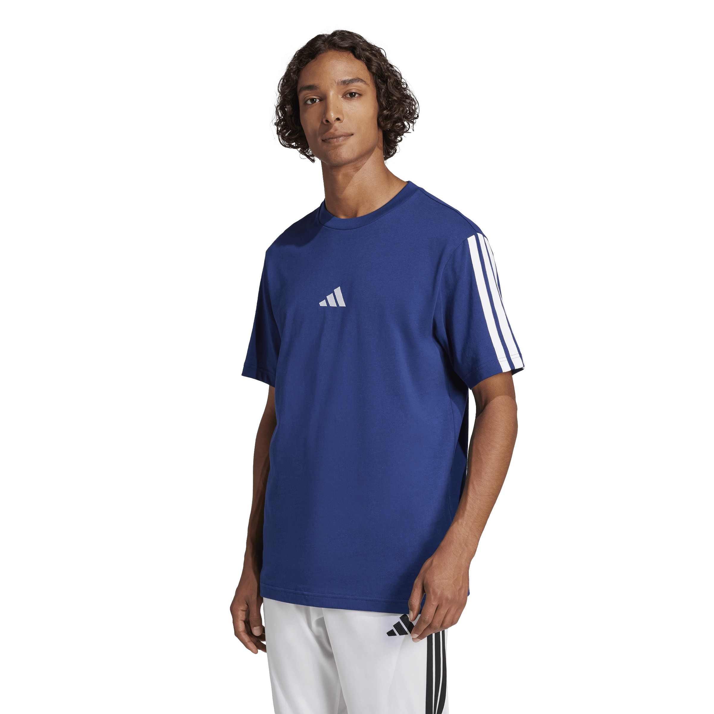Dark Blue/White - adidas - Men's T-Shirt - 2