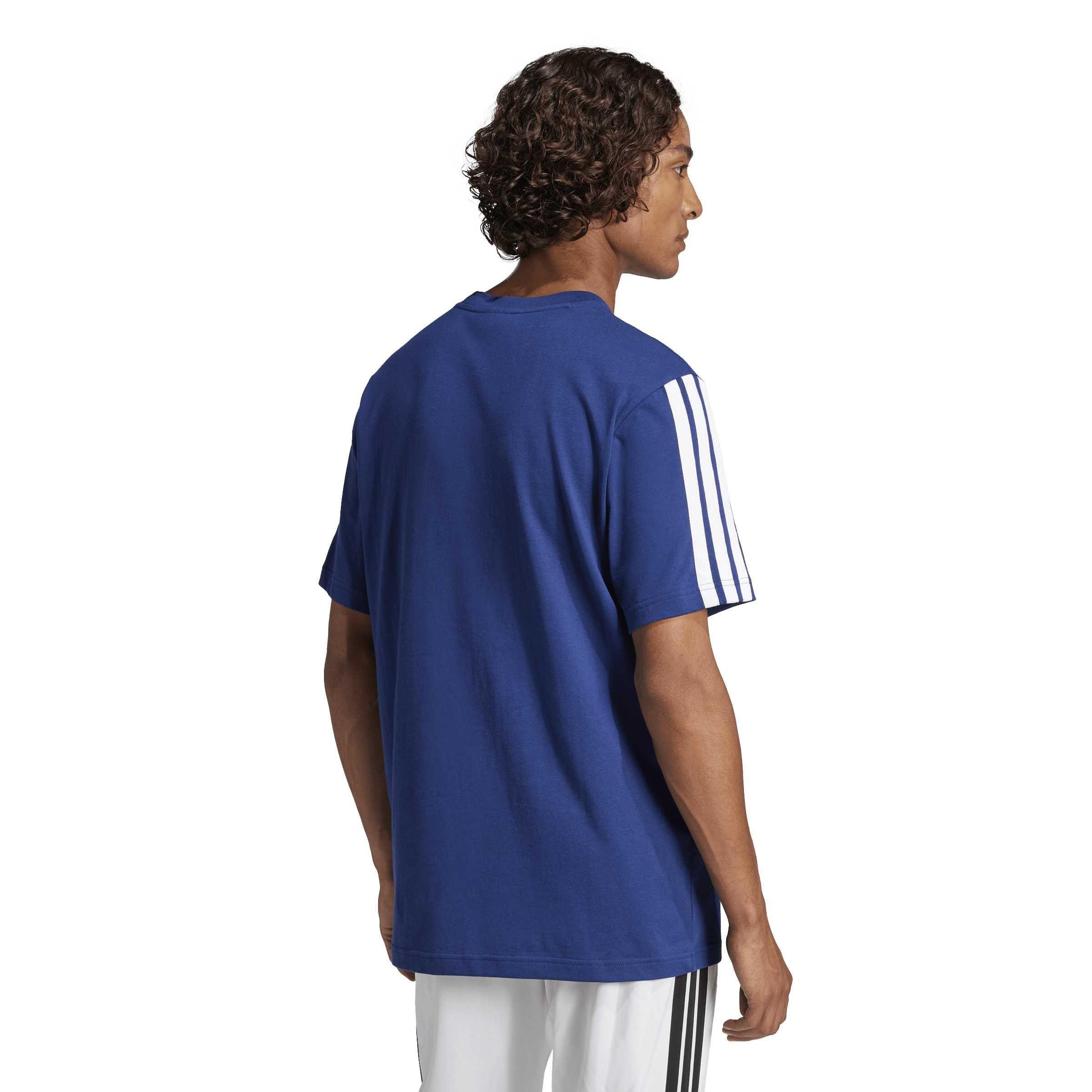 Dark Blue/White - adidas - Men's T-Shirt - 3