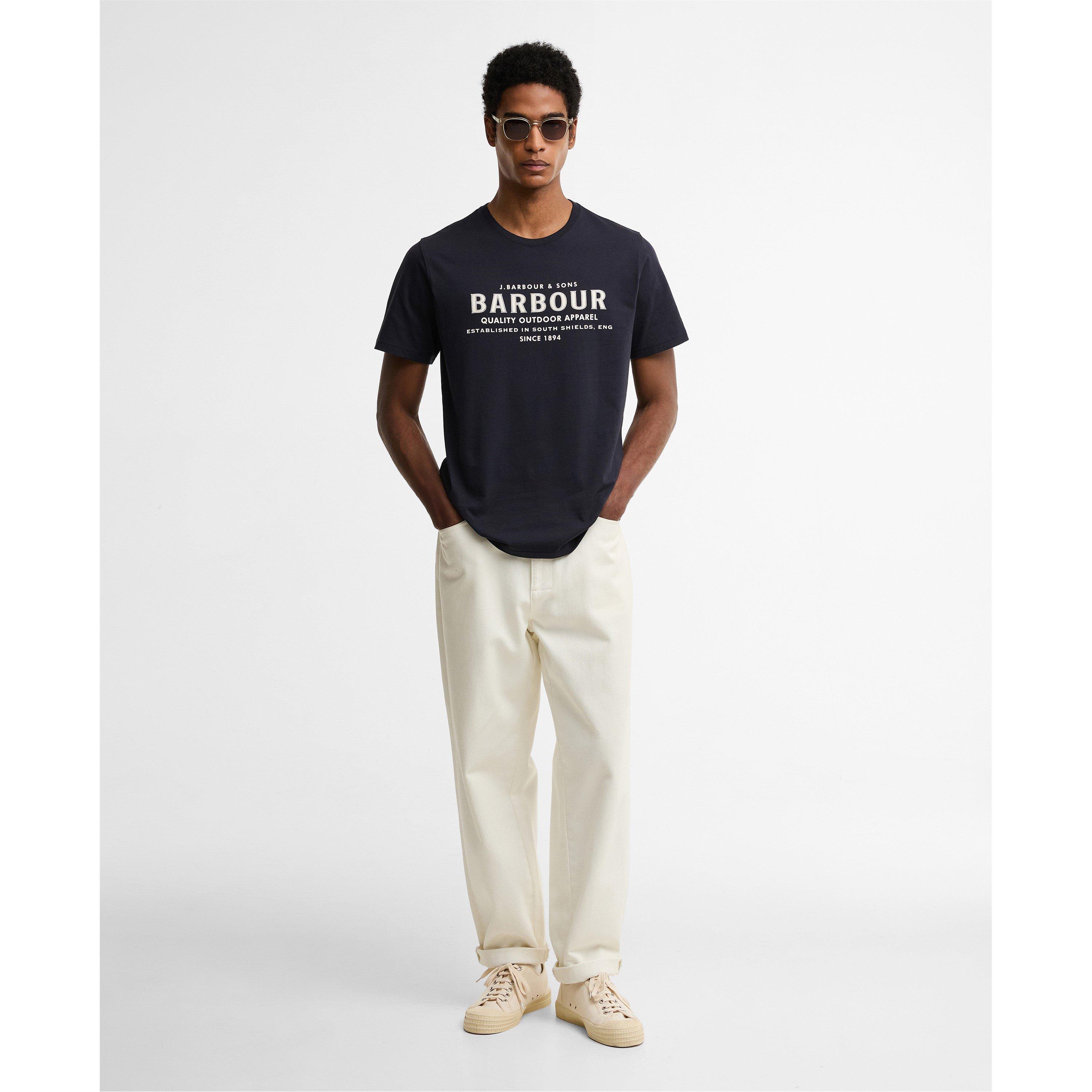 Dark Navy NY74 - Barbour - Men's T-Shirt - 5