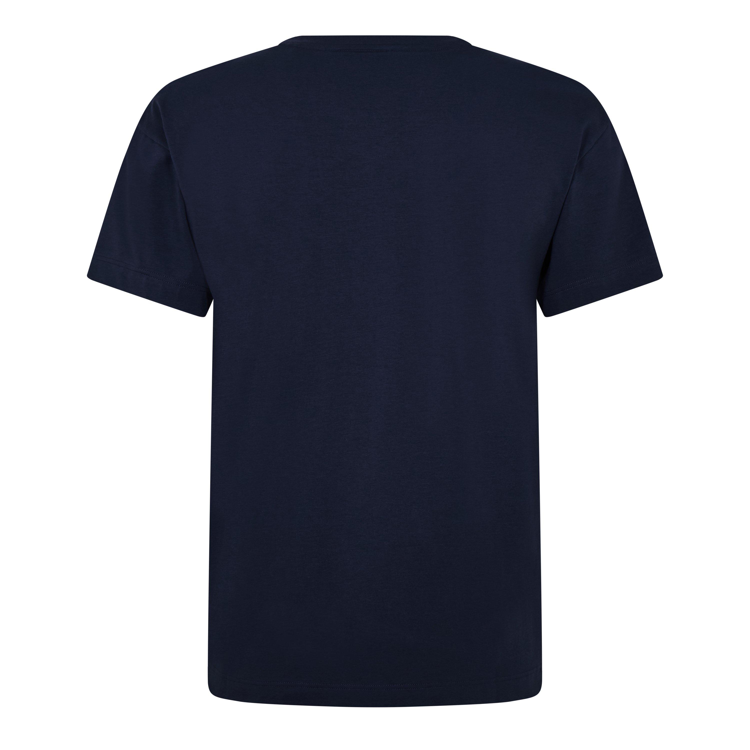 Dark Blue 405 - Hugo - Men's SprayLogo Pyjama Short-Sleeve Top - 2