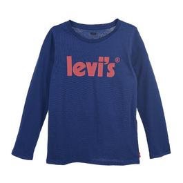 Levis Poster Logo Long Sleeve T-Shirt Junior Girls