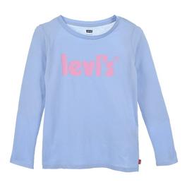 Levis Poster Logo Long Sleeve T-Shirt Junior Girls