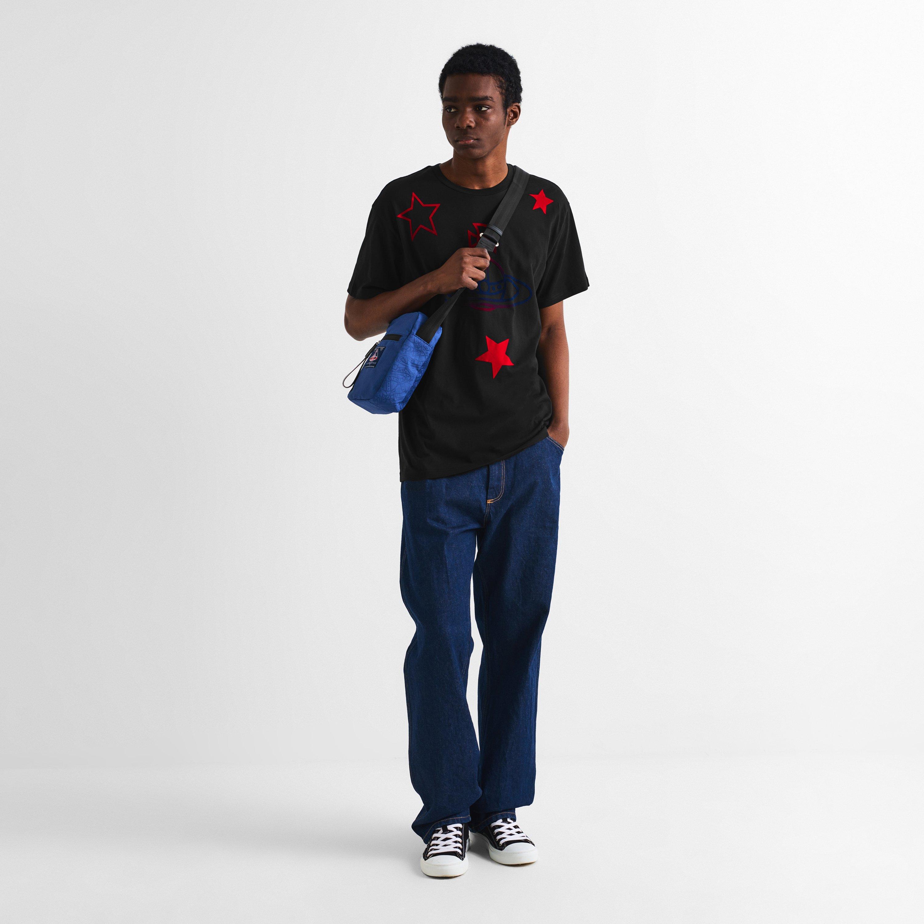 Black - Vivienne Westwood - Viv Orb Star Tee Sn62 - 6