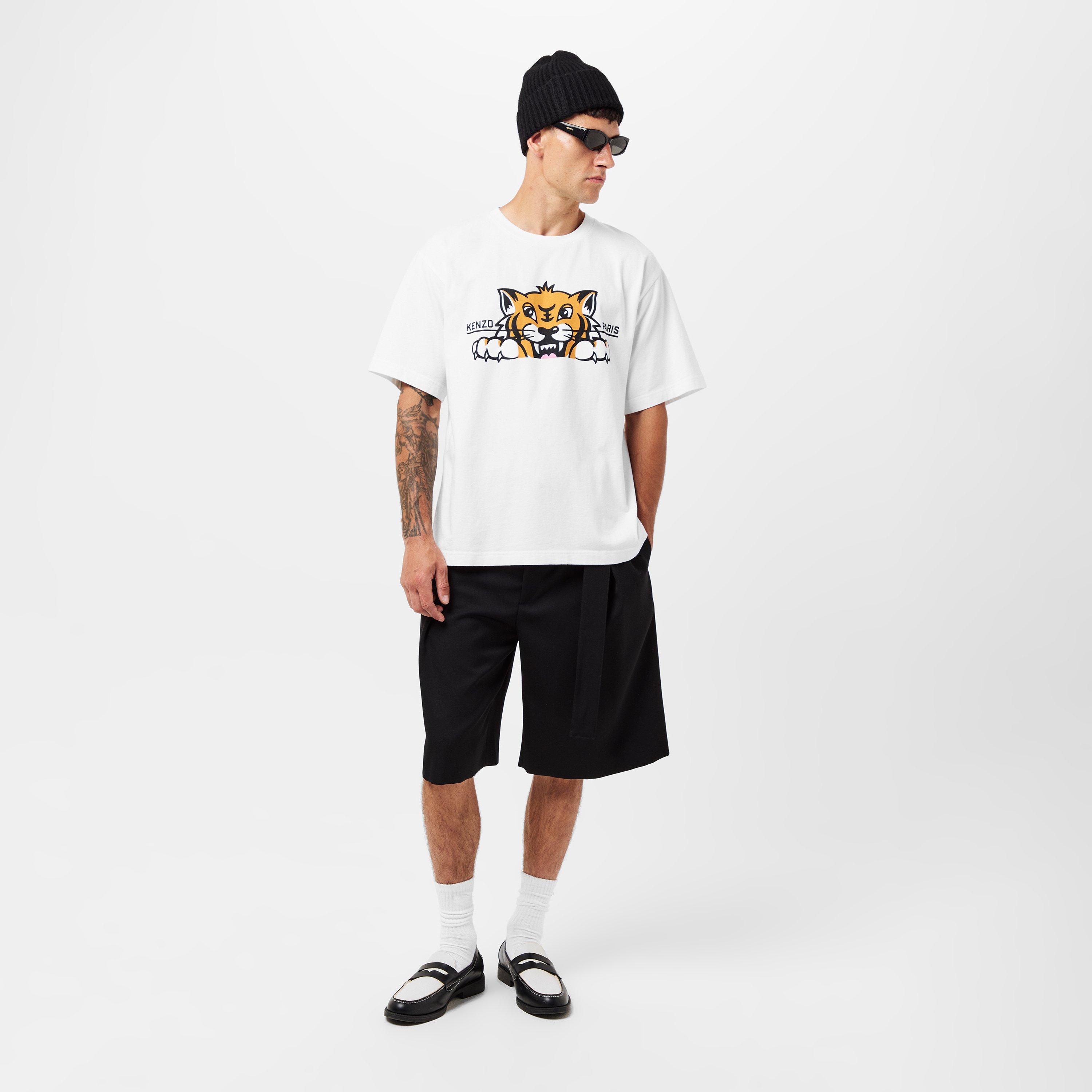 Off White 02 - Kenzo - Happy Tiger T-Shirt - 6