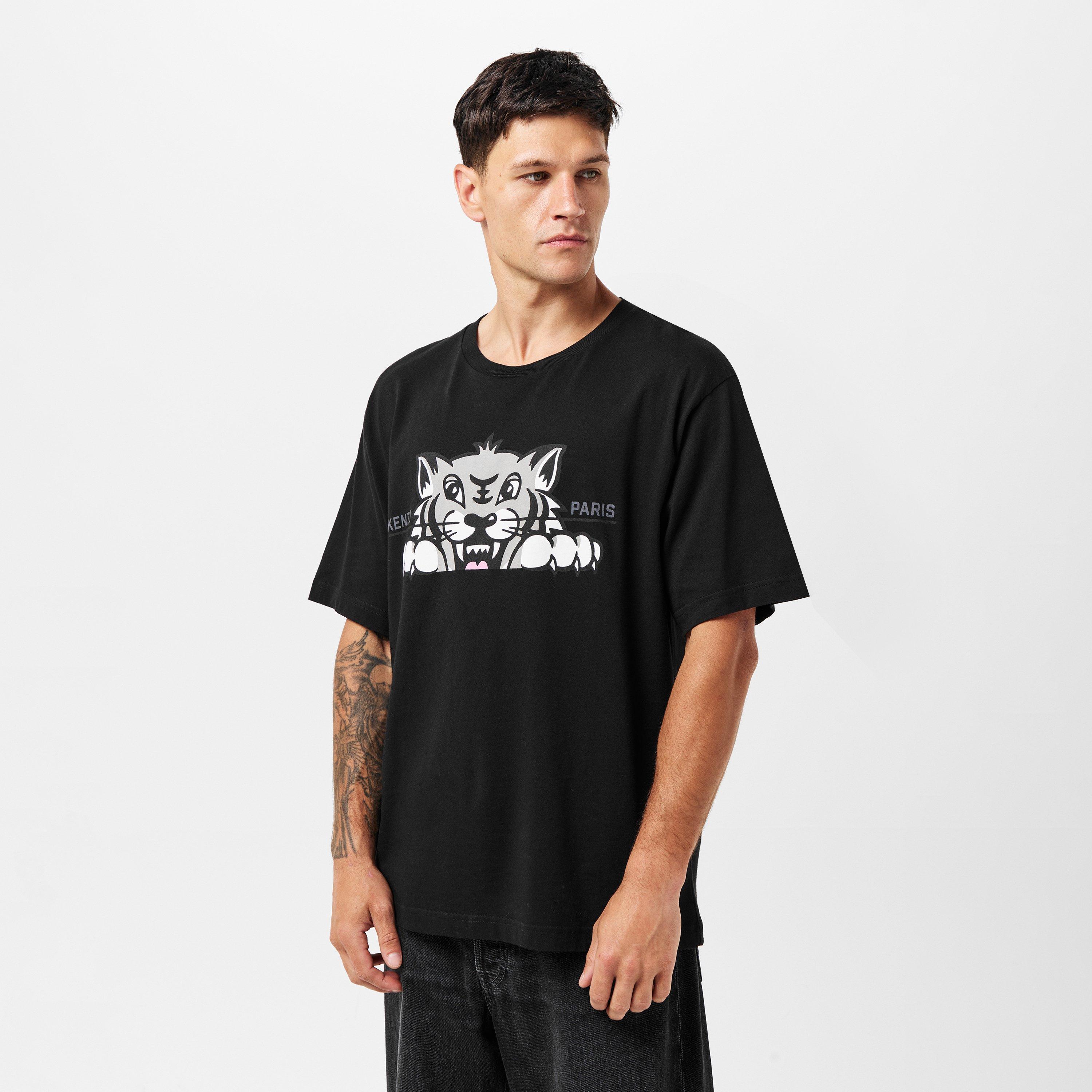 Black 99J - Kenzo - Happy Tiger T-Shirt - 3