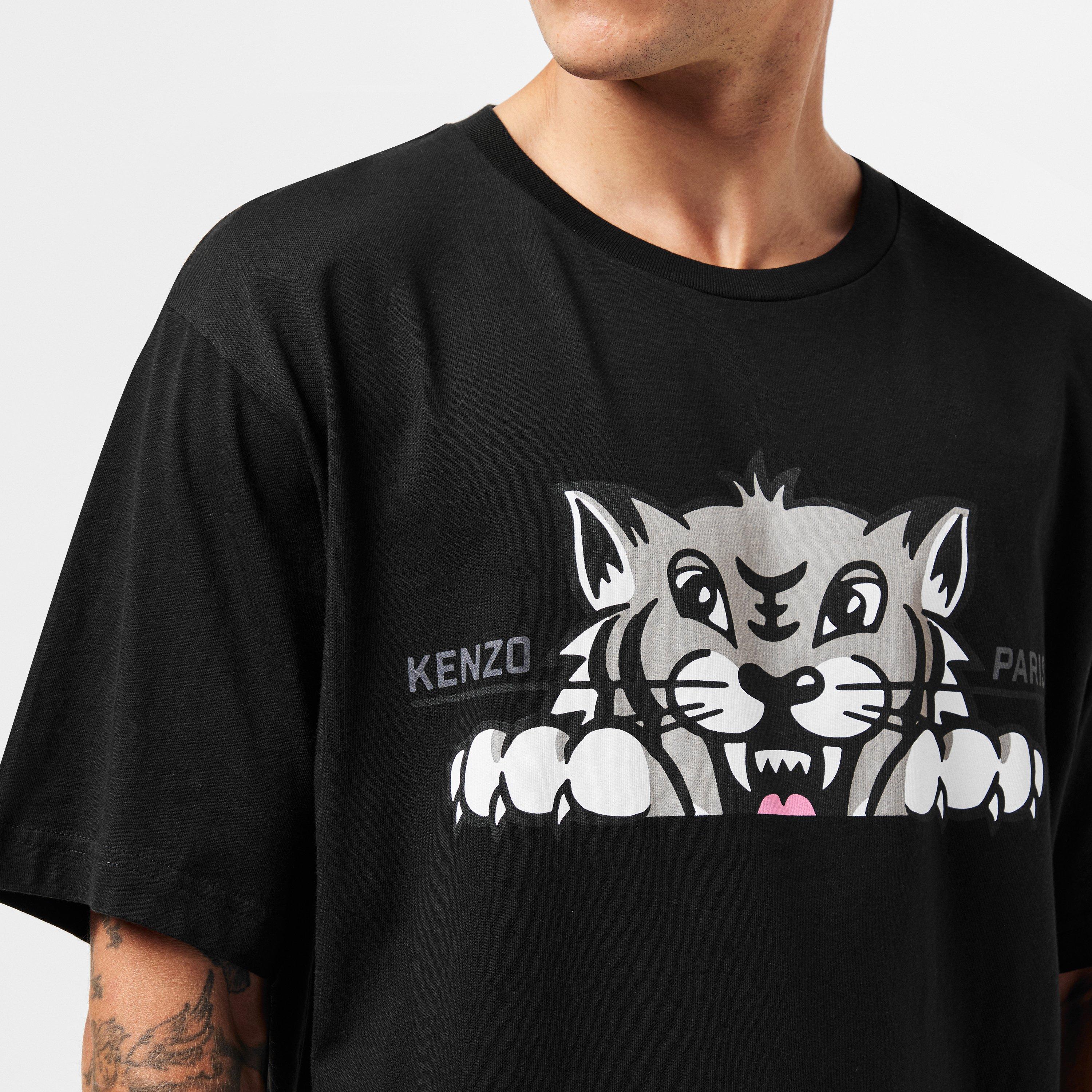 Black 99J - Kenzo - Happy Tiger T-Shirt - 5