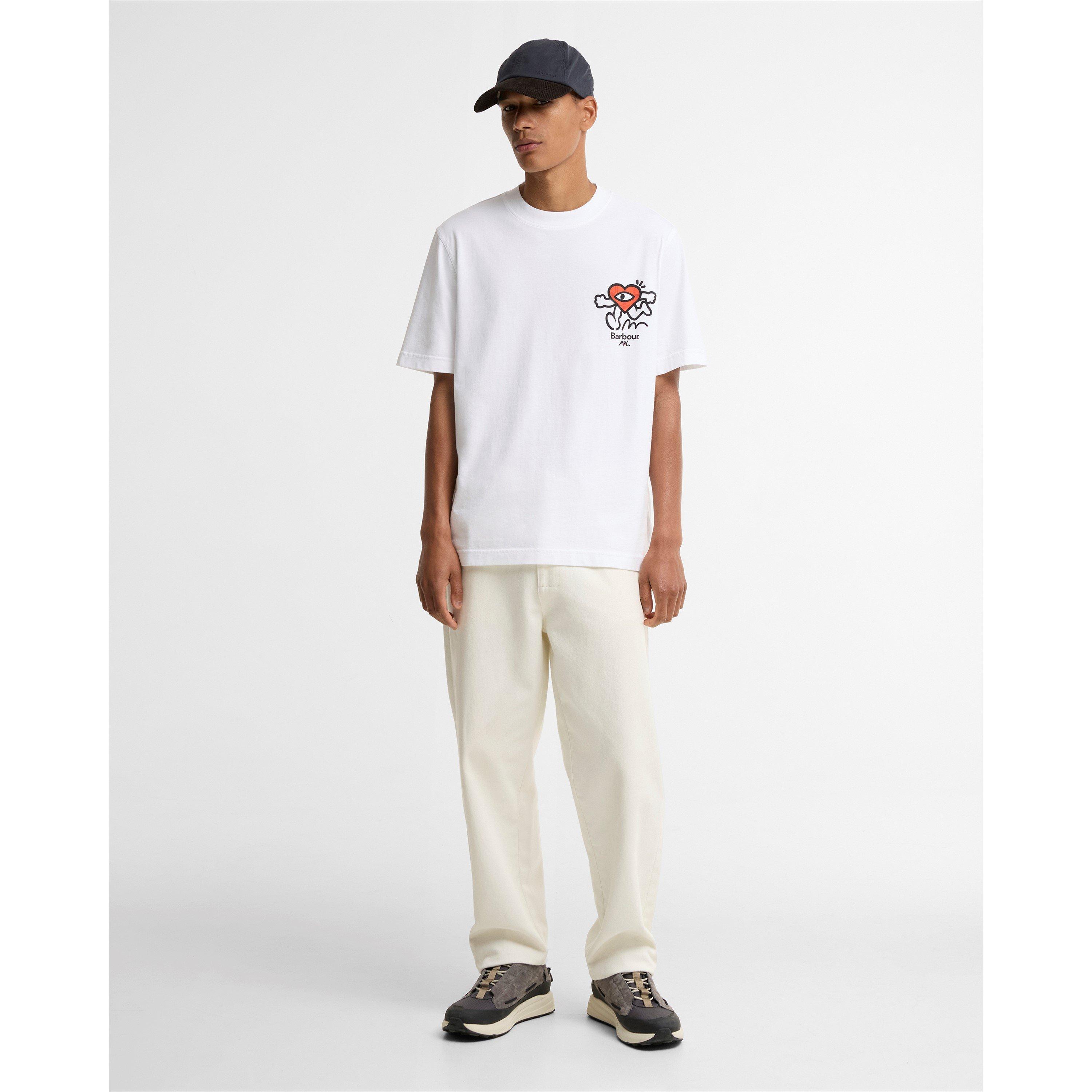 White WH11 - Barbour - Men's T-Shirt - 5